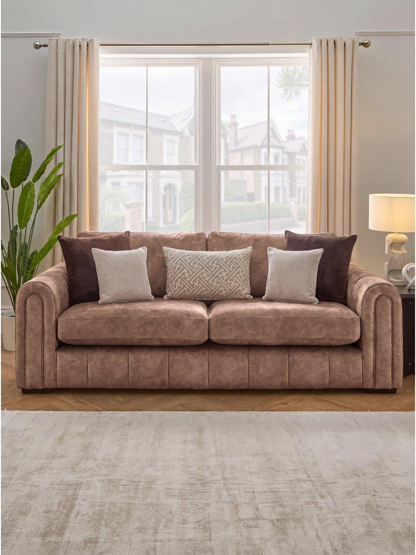 The Very Collection Amara 3 Seater Sofa - Made to Order in the UK