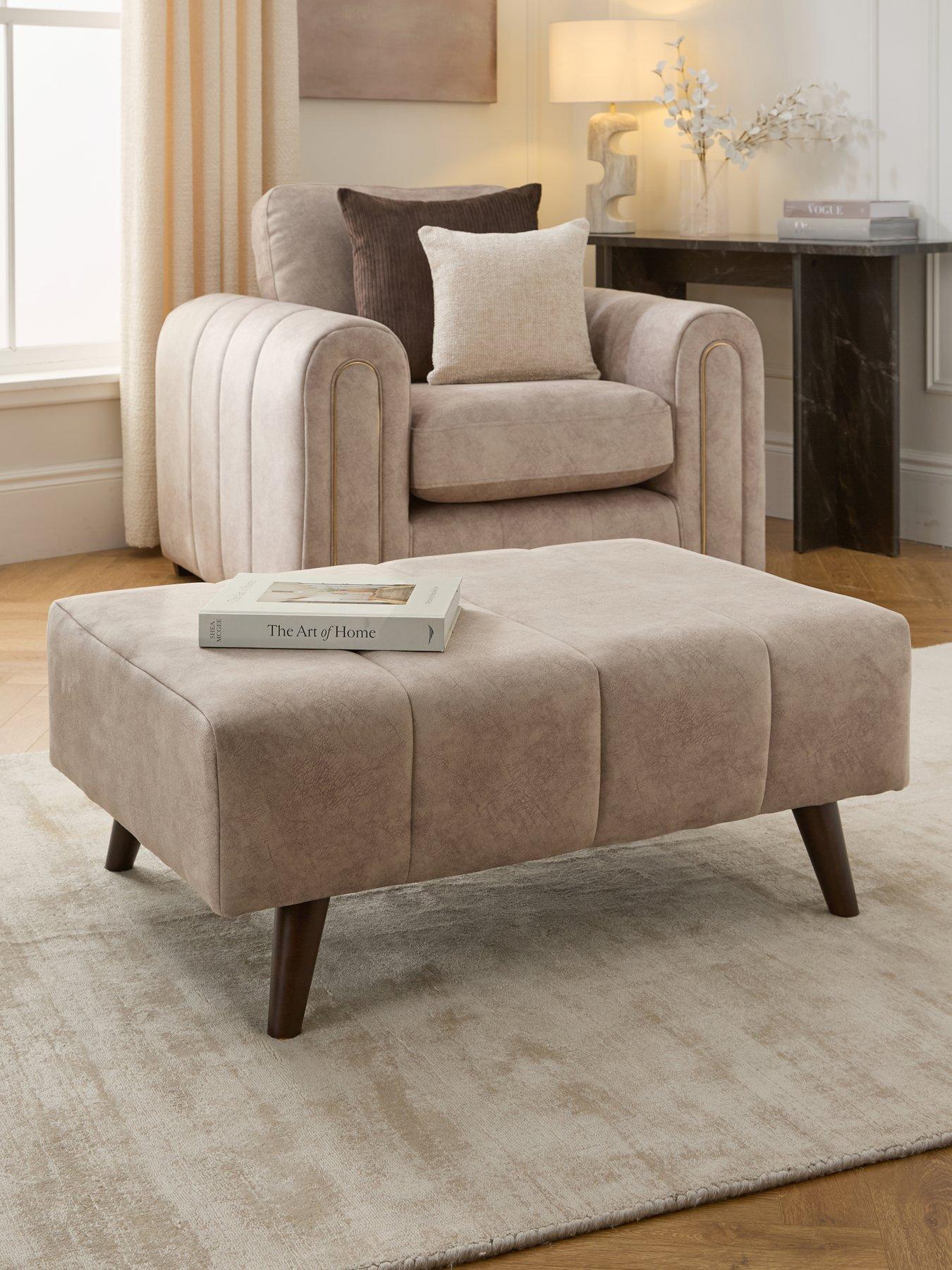 Very Home Amara Footstool - Made to Order in the UK