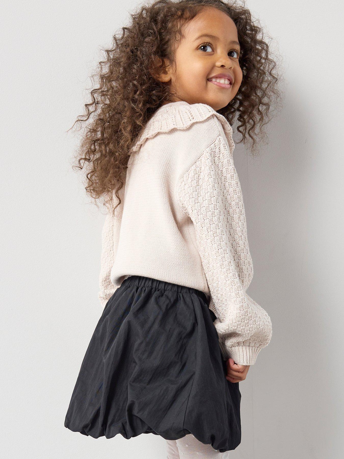 the-very-collection-girls-oversized-collar-knitted-cardigan-creamstillFront