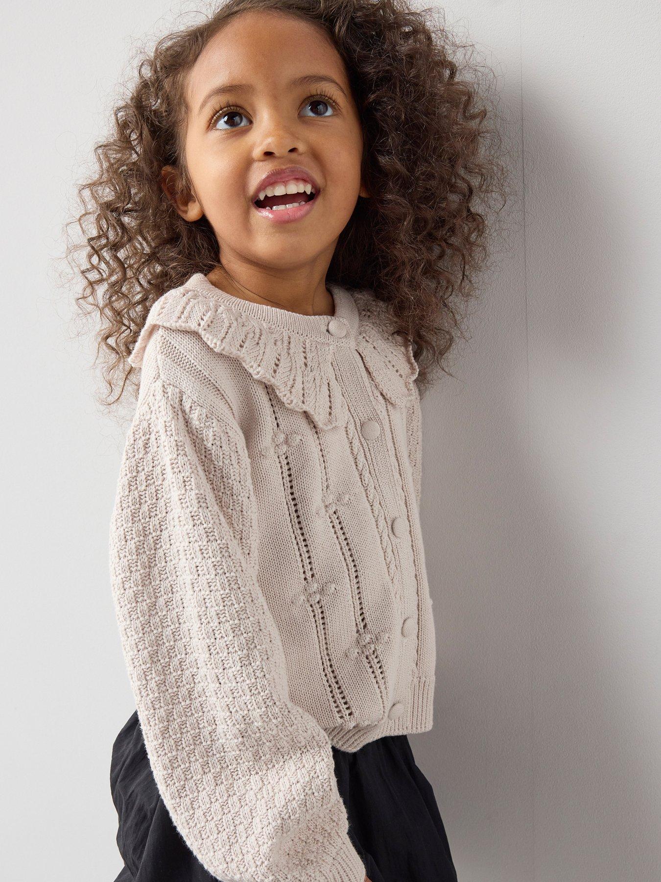 the-very-collection-girls-oversized-collar-knitted-cardigan-creamdetail