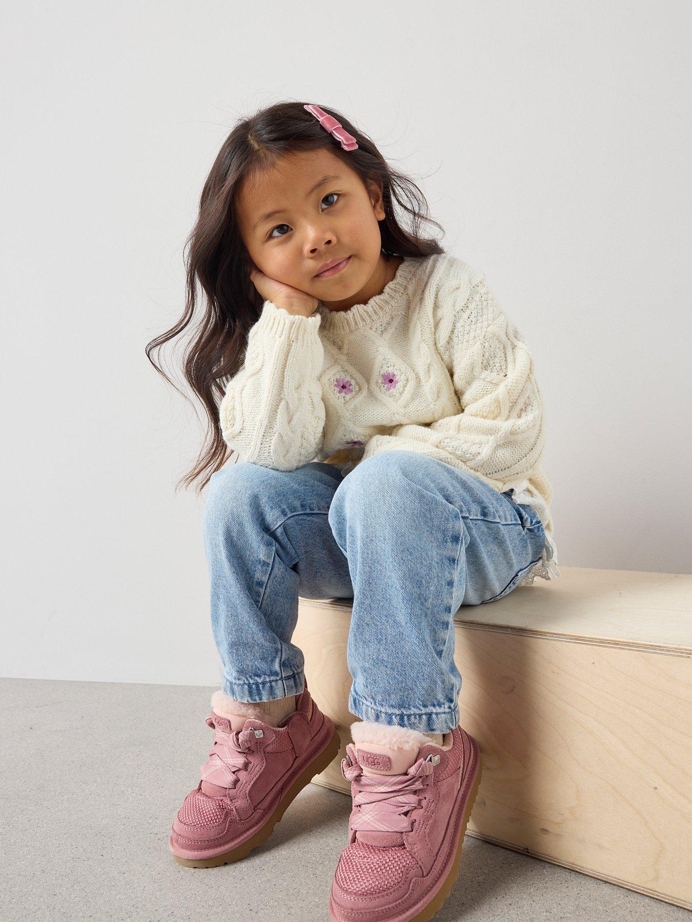 the-very-collection-girls-embroidered-floral-cable-knit-jumper-with-lace-hem-trim-creamdetail