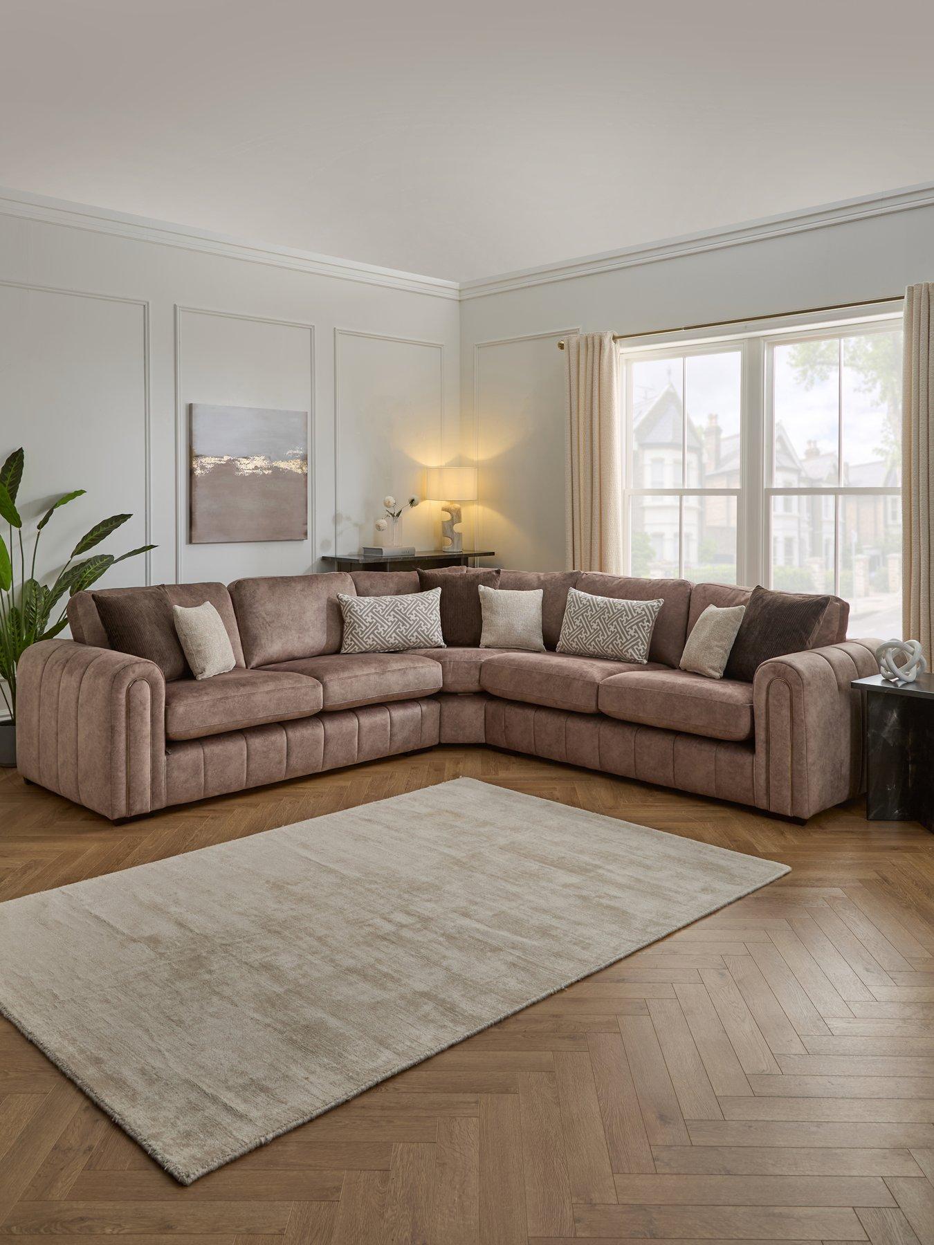 The Very Collection Amara Corner Group Sofa - Made to Order in the UK