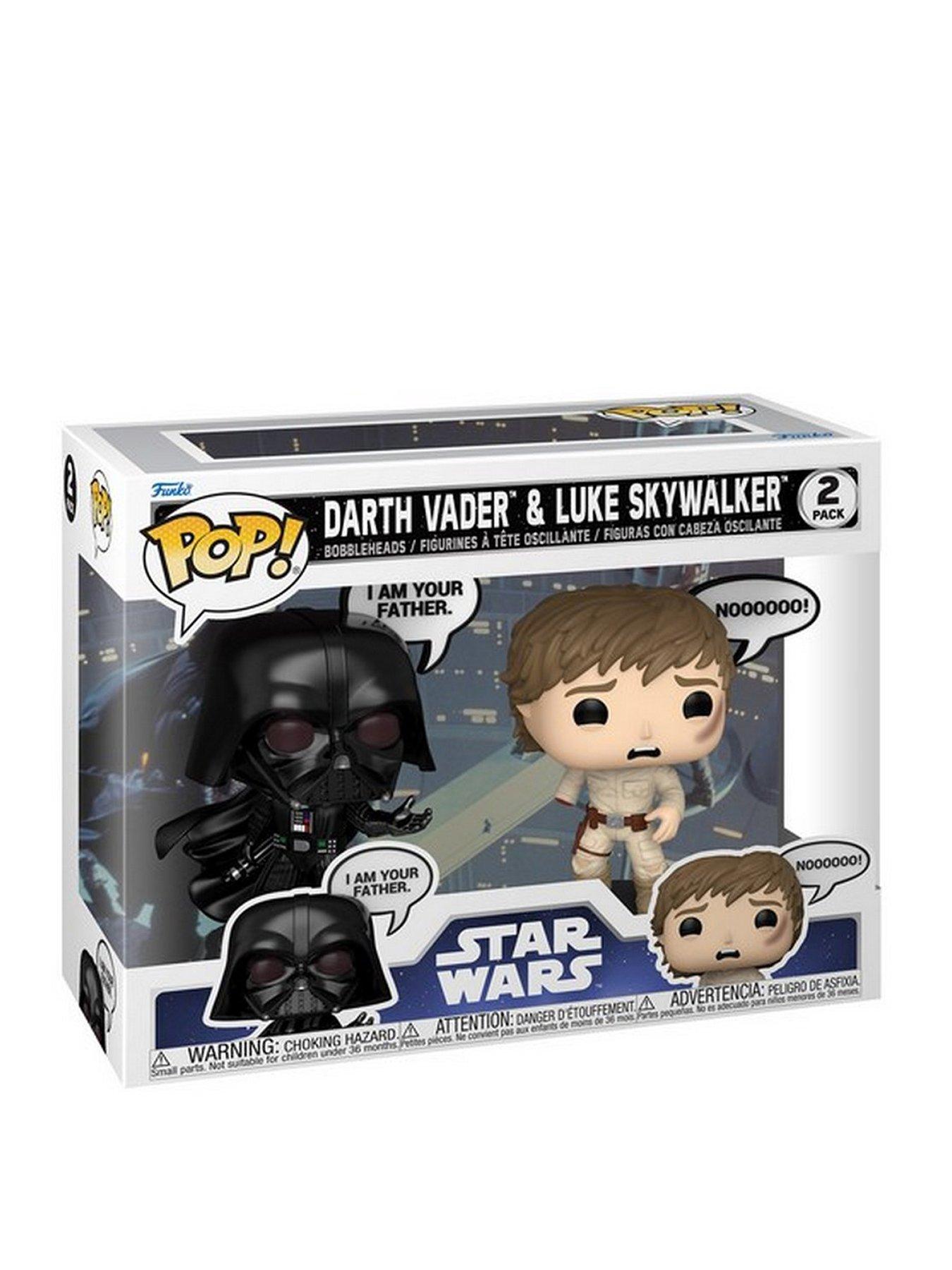 Image 1 of 2 of Pop! Star Wars: Sayings -&nbsp;Darth&nbsp;Vader &amp; Luke Skywalker 2-Pack