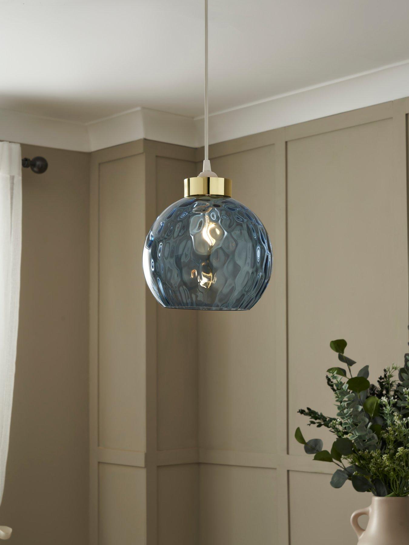 BHS Deana Dimpled Glass Easy-fit