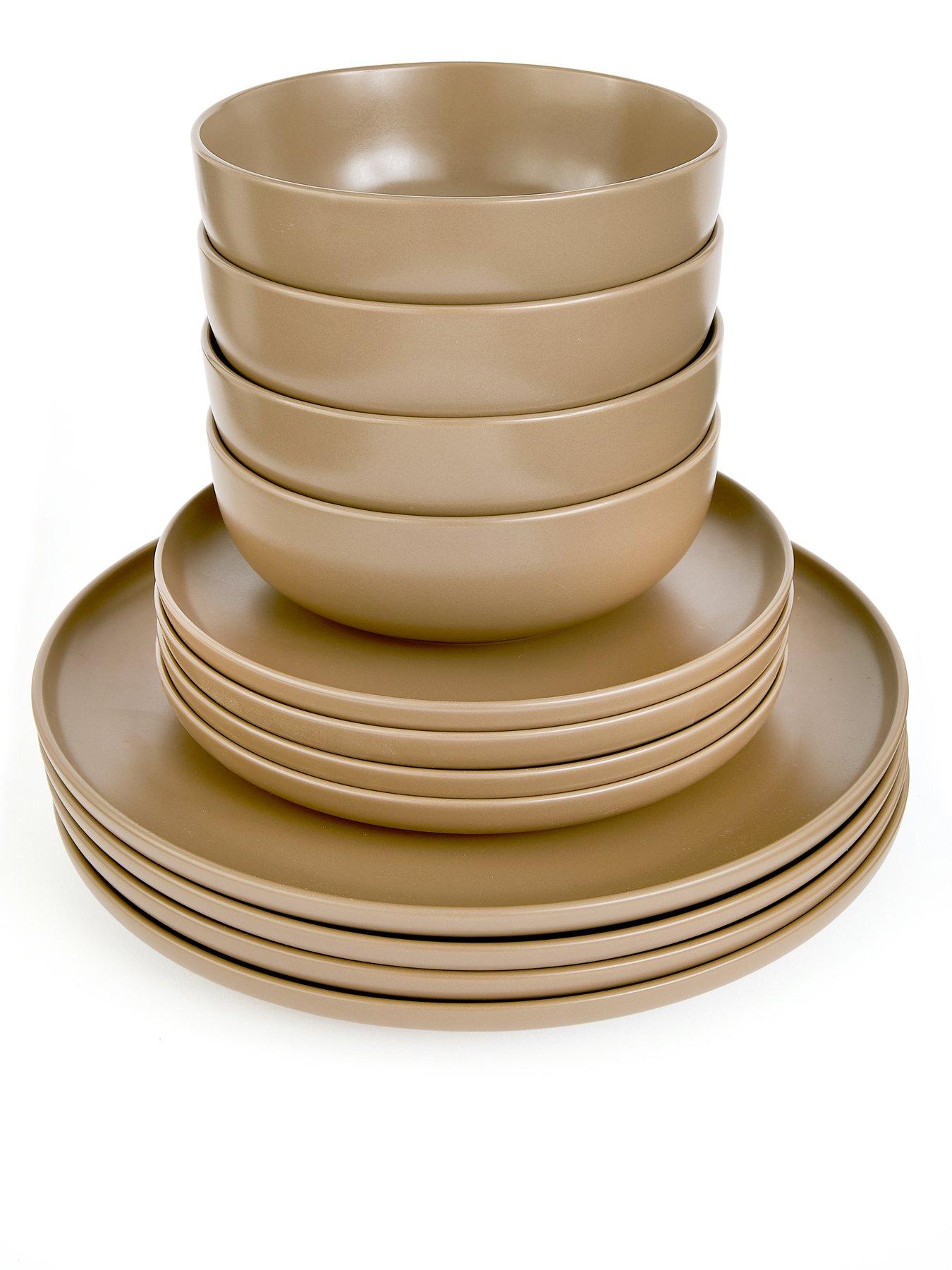 Image 4 of 6 of The Very Collection Mushroom 12 Piece Saintes Dinner Set