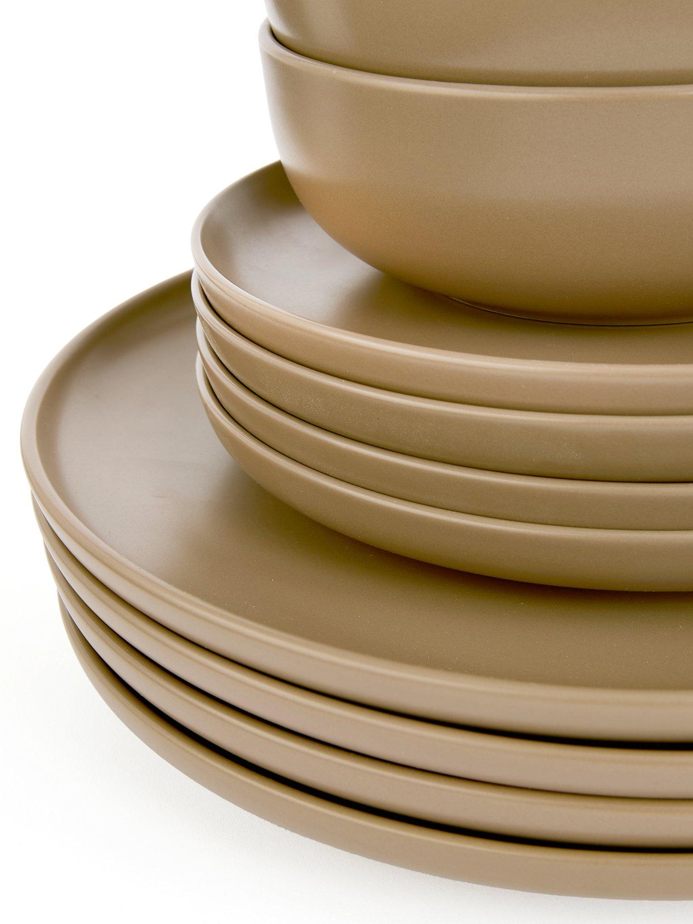 Image 5 of 6 of The Very Collection Mushroom 12 Piece Saintes Dinner Set