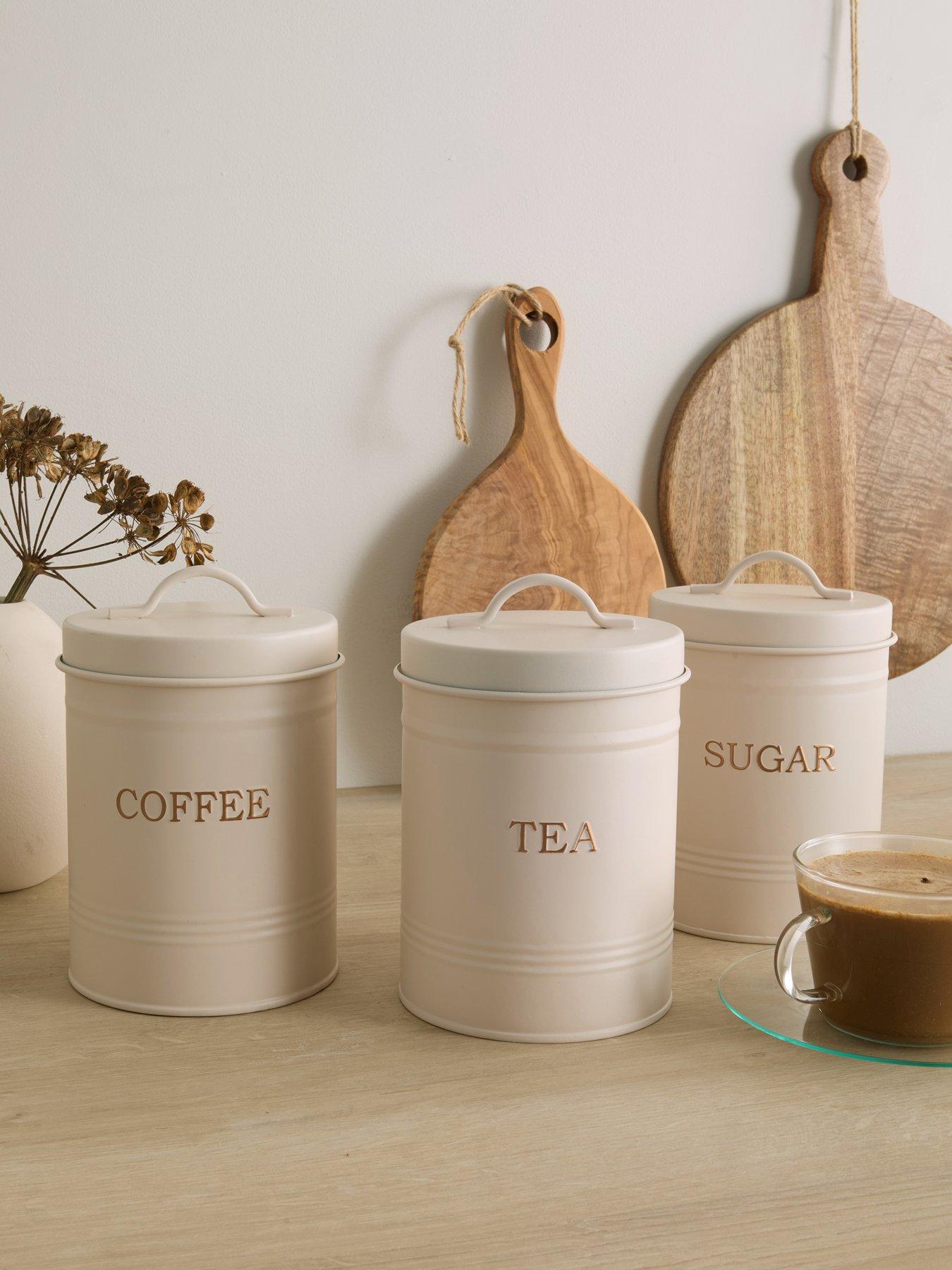 Michelle Keegan Home Tea, Coffee & Sugar Tins