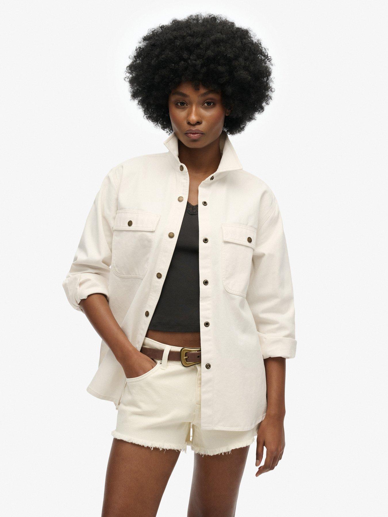 Superdry Workwear Overshirt - White