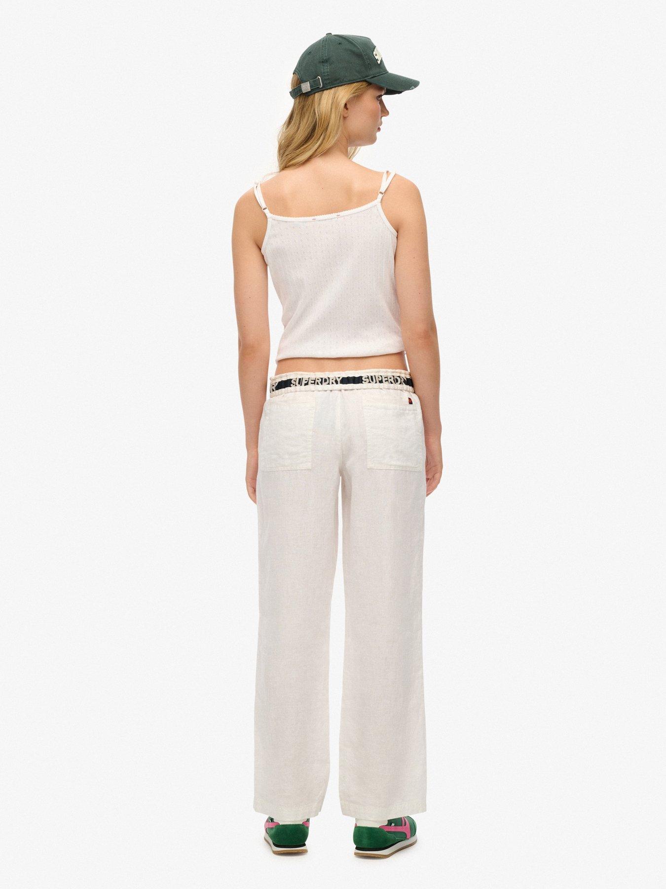 superdry-linen-drawstring-pants-whiteoutfit