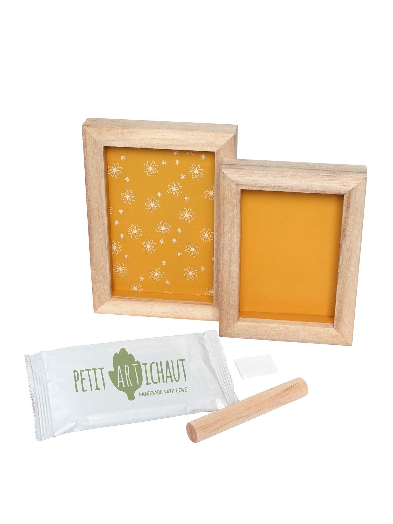 Image 3 of 3 of Petit Artichaut Duo Frame - Daisy Ochre  Keepsake gift