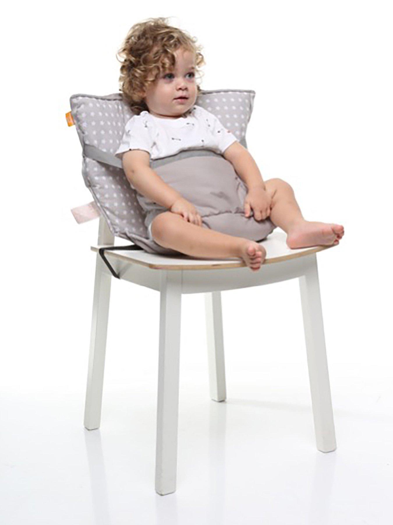 Image of Baby to Love Pocket chair - On-the-go pocket chair - White Stars