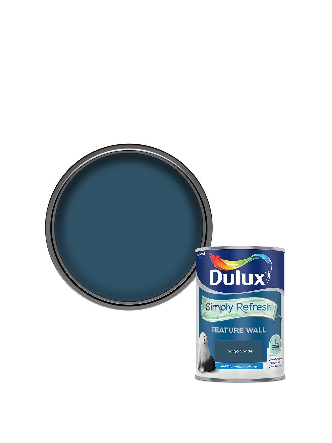 Image 1 of 6 of Dulux Dulux S/r One Coat F/wall Indigo Shad 1.25l