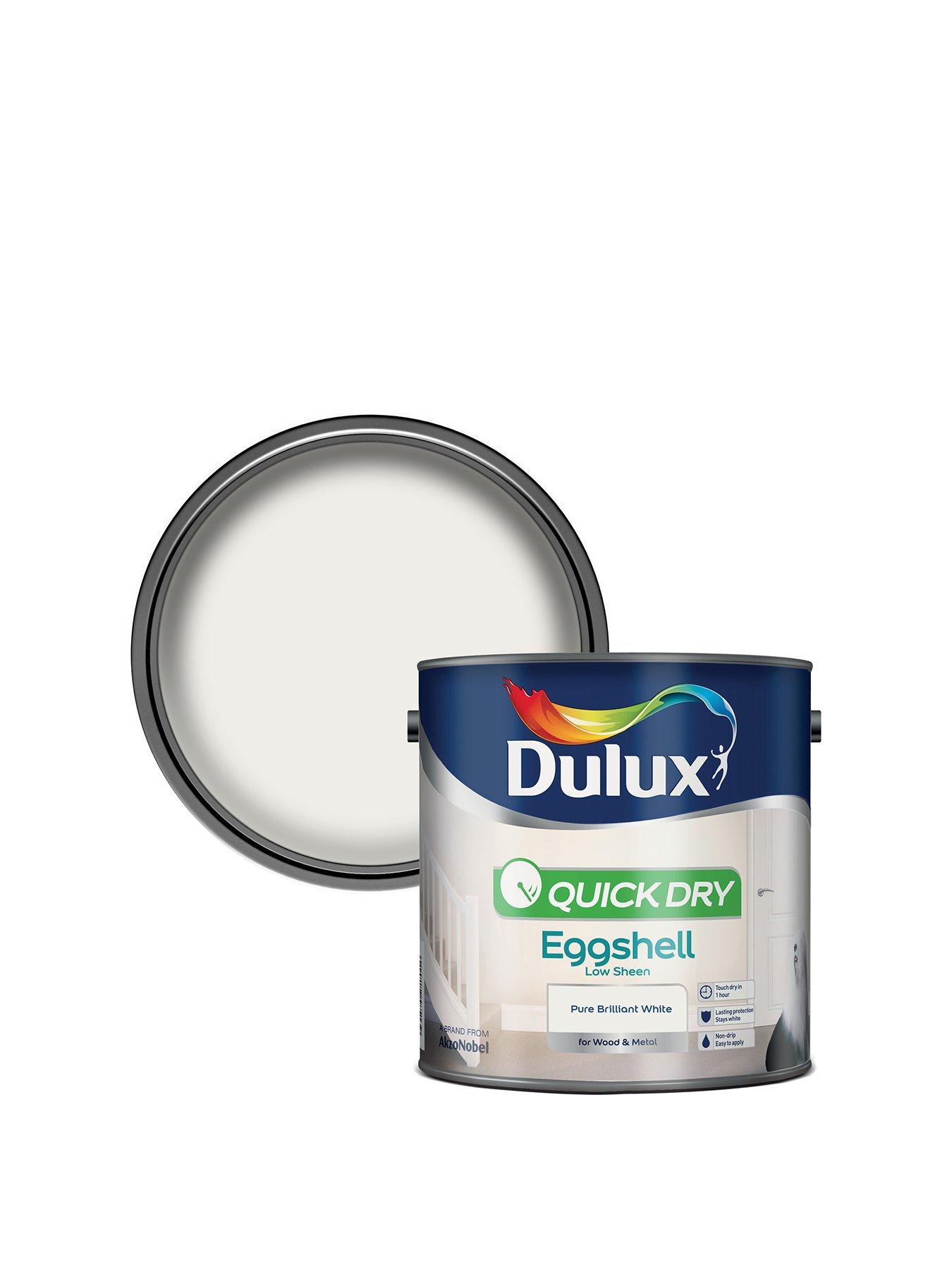 Dulux Dulux Quick Dry Eggshell Pure Brilliant White 2.5l