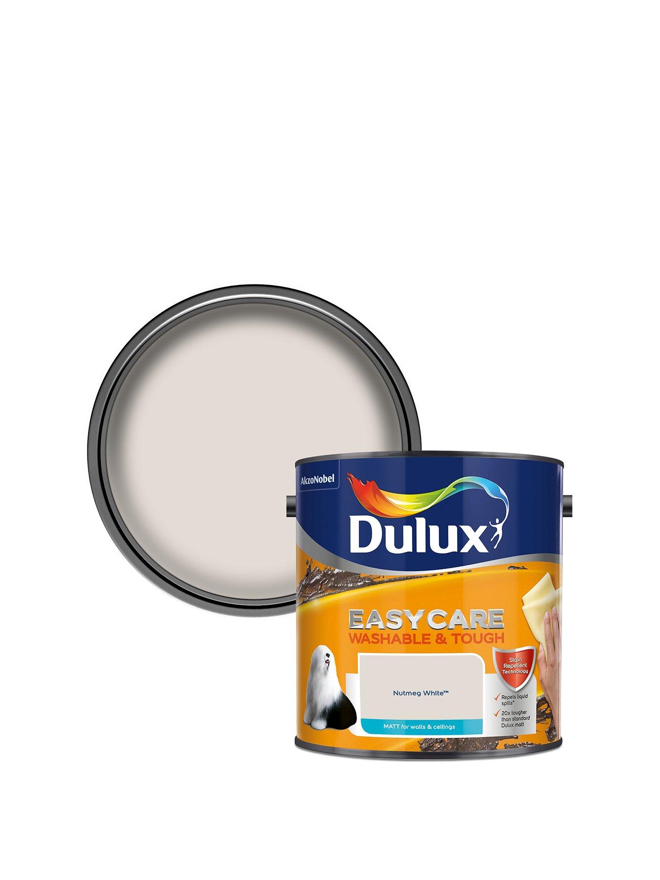 Image 1 of 6 of Dulux Dulux Easycare W&amp;t Matt Nutmeg White 2.5l