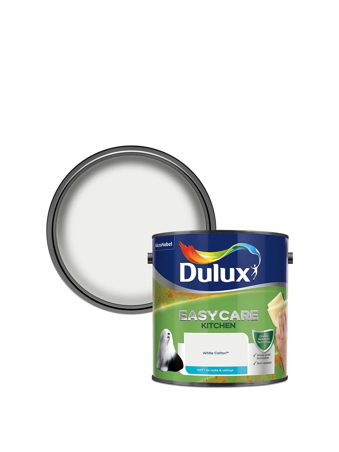 Dulux Dulux Easycare Kitchen Matt White Cotton 2.5l