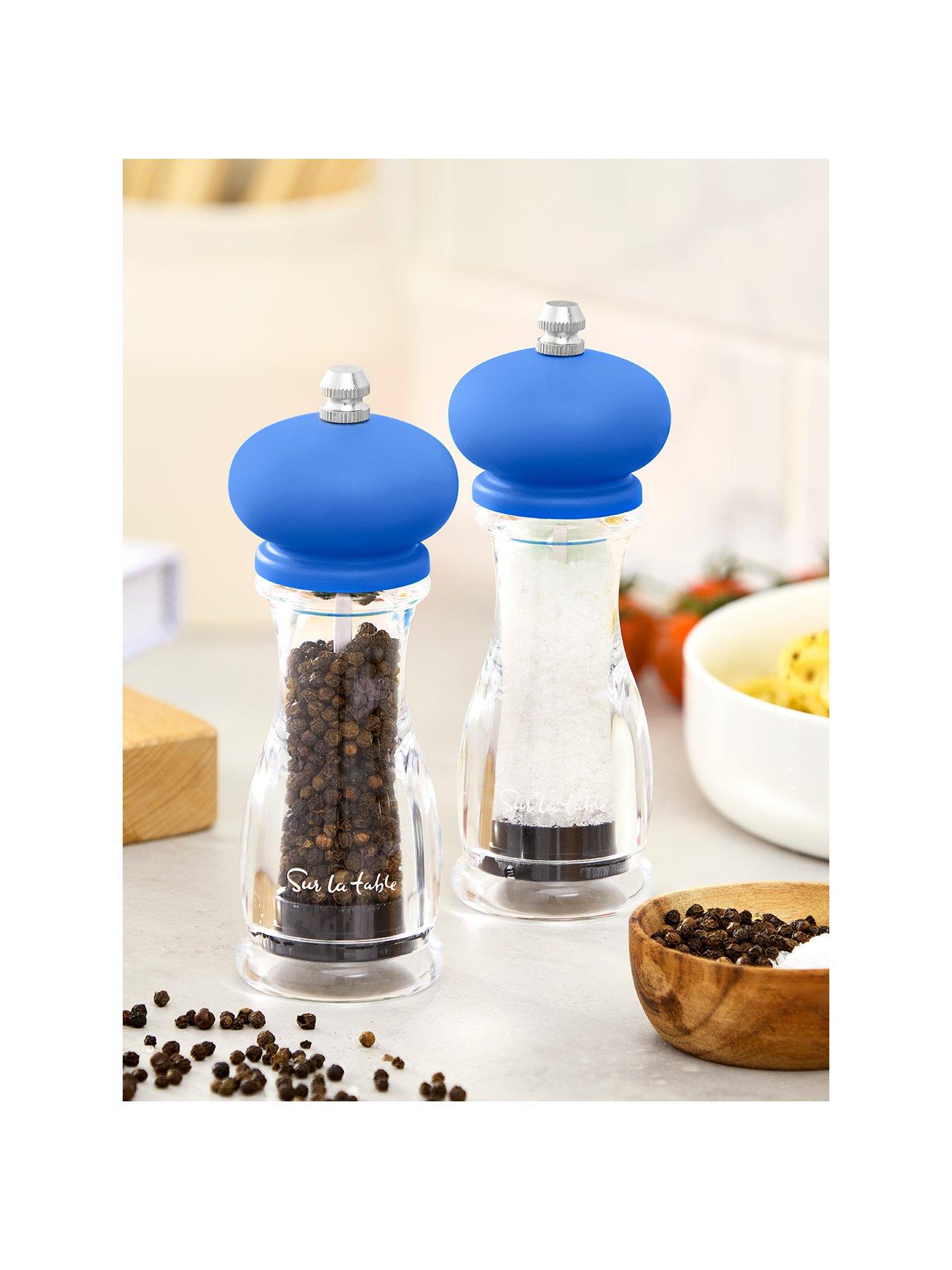 sur-la-table-2pc-classic-salt-and-pepper-mill-set--blue