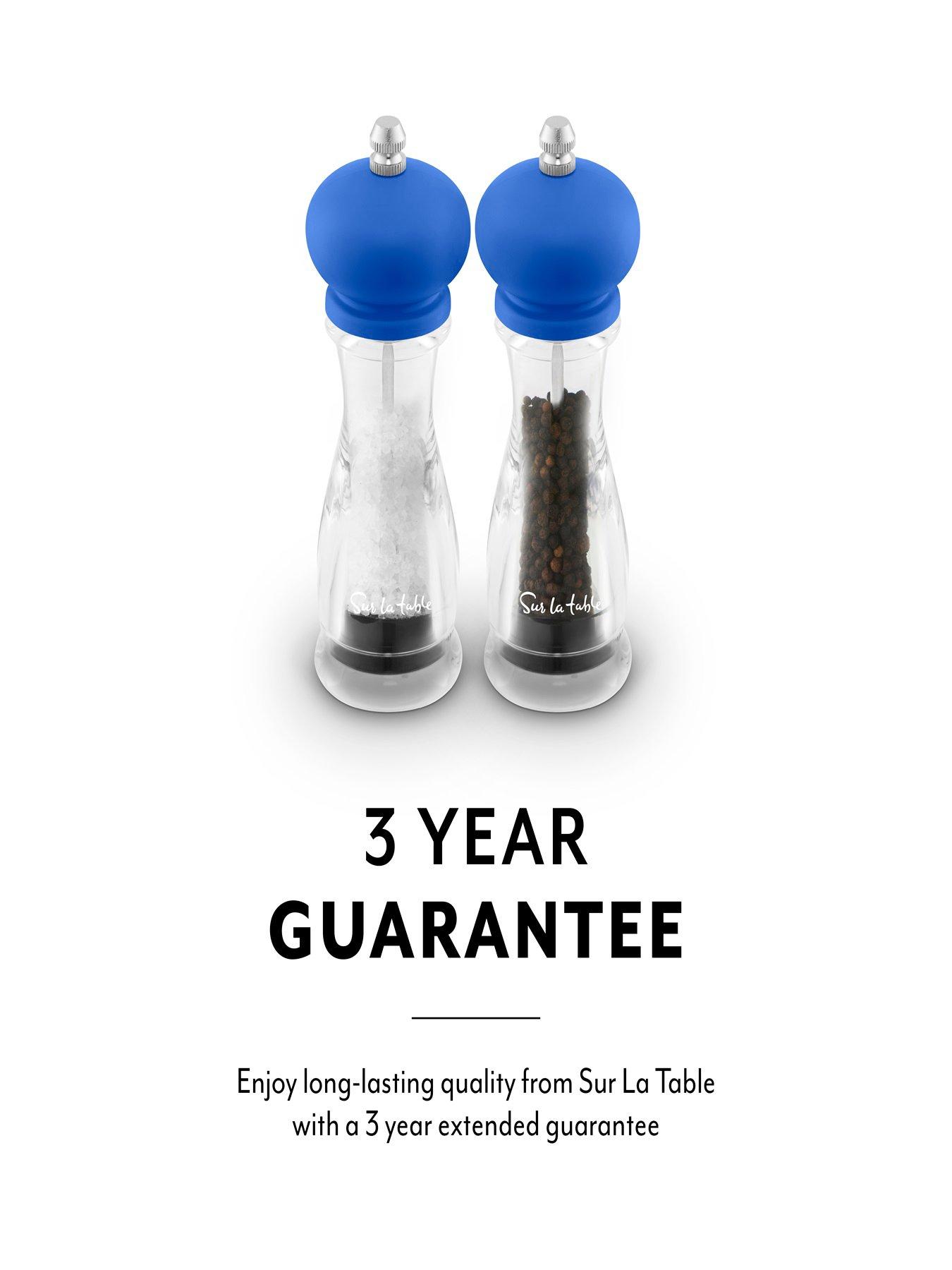 Image 6 of 6 of Sur La Table 2pc Classic Salt and Pepper Mill Set- Blue