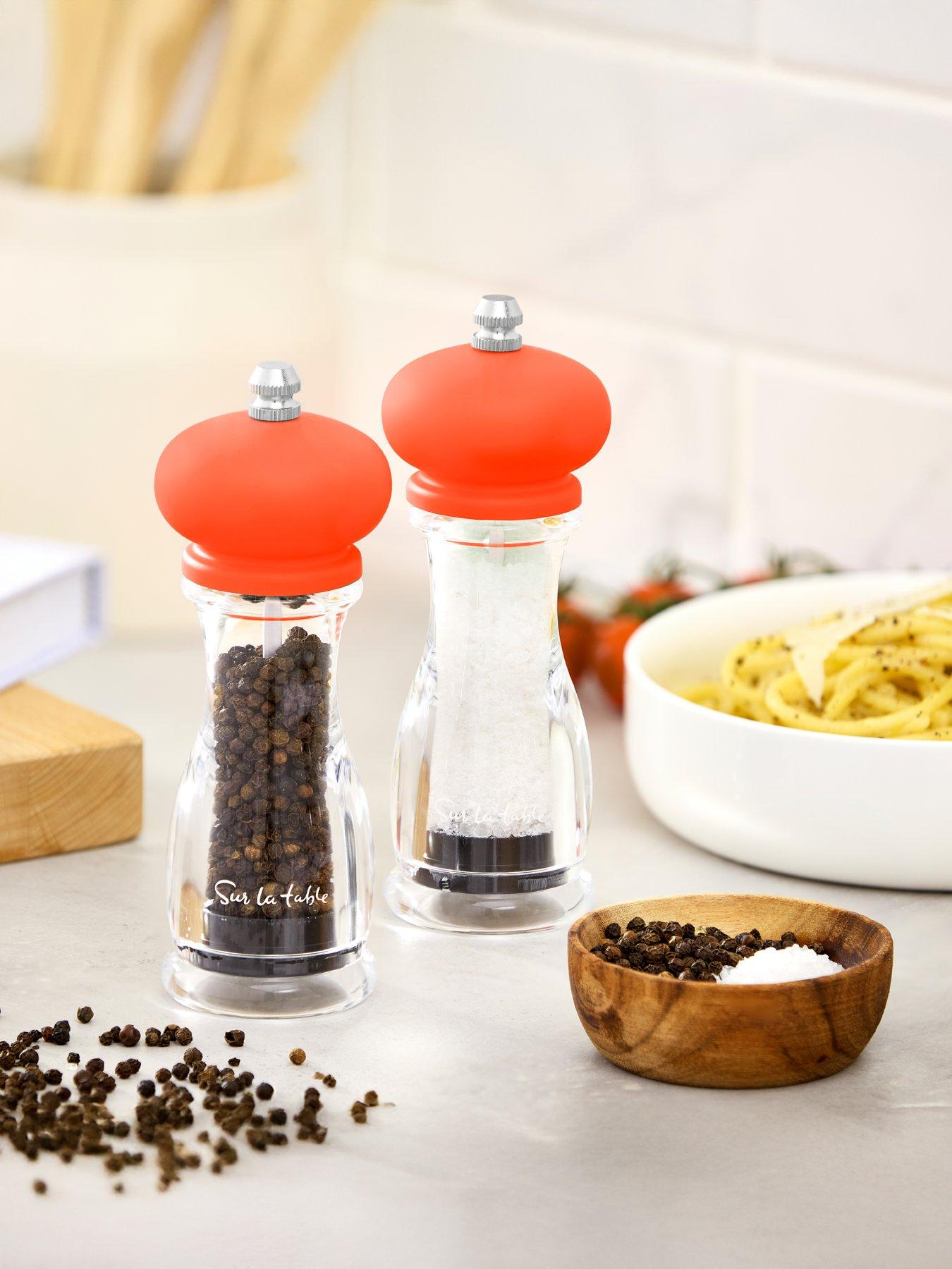 sur-la-table-2pc-classic-salt-and-pepper-mill-set--orange
