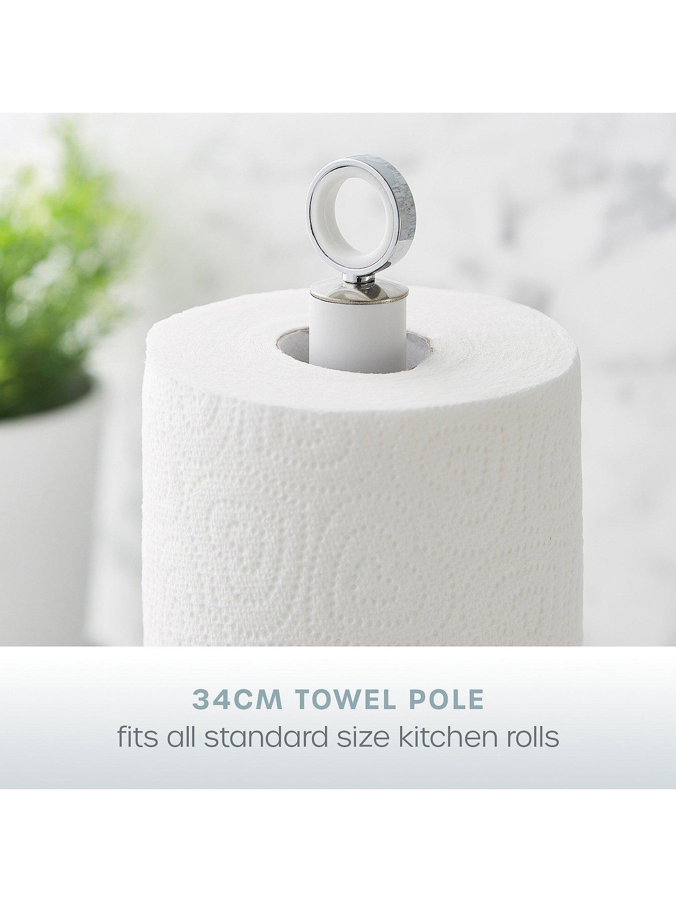 Image 4 of 6 of Swan Serenity Towel Pole and Mug Tree Set, White