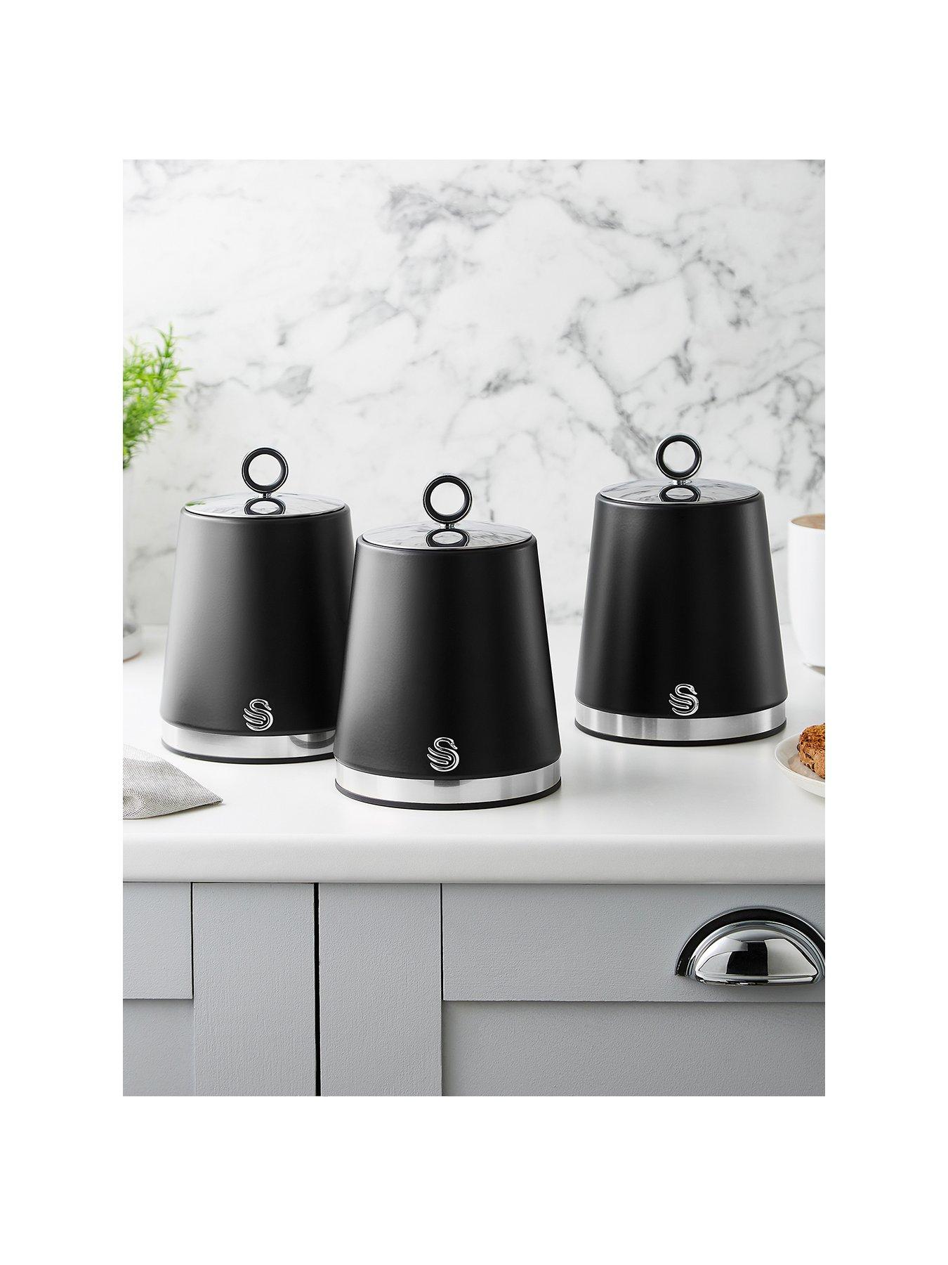 Swan Serenity Set Of 3 Canisters
