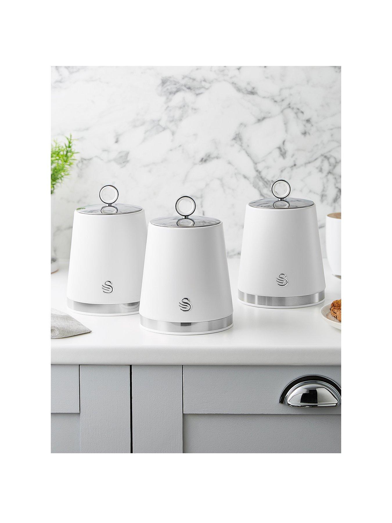 Image 1 of 6 of Swan Serenity Set Of 3 Canisters
