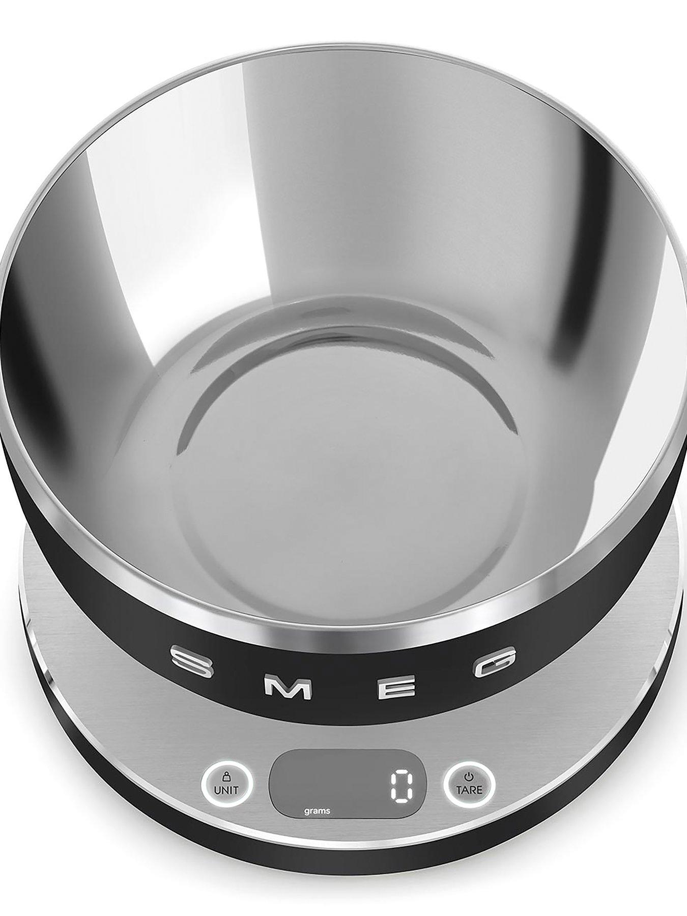 Image 7 of 7 of Smeg Smeg Digital Kitchen Scale with Removeable Bowl, Matte Black