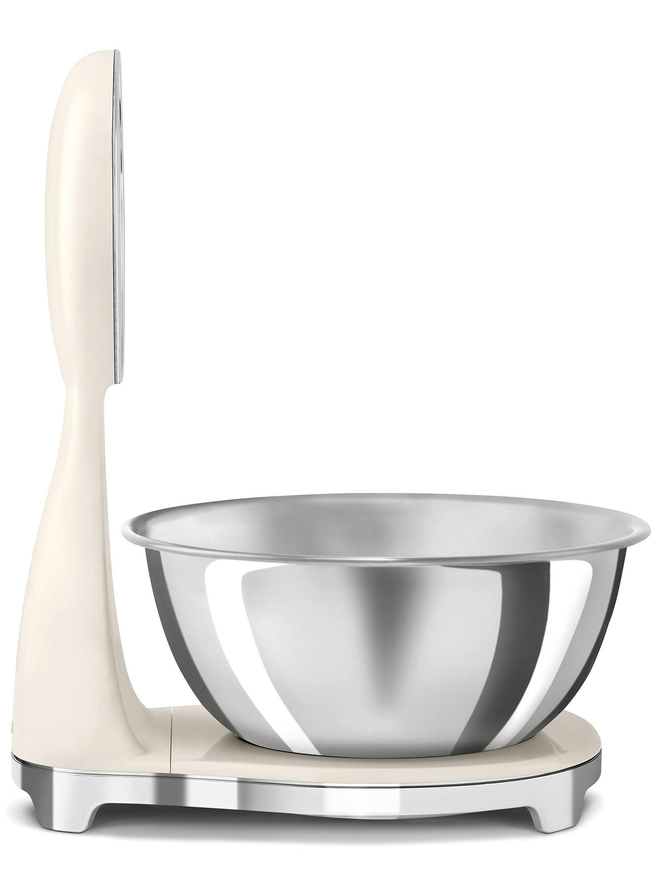 Image 3 of 5 of Smeg 50's Style Kitchen Scales with Removeable Bowl, Cream