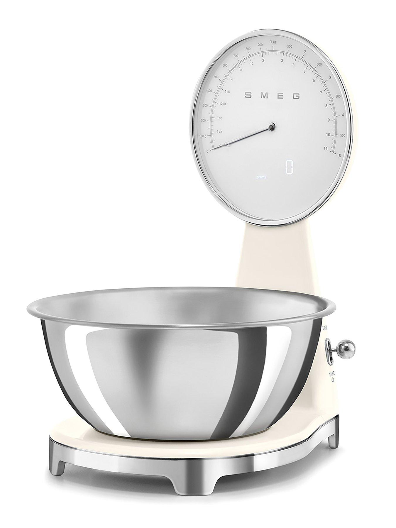 Image 4 of 5 of Smeg 50's Style Kitchen Scales with Removeable Bowl, Cream