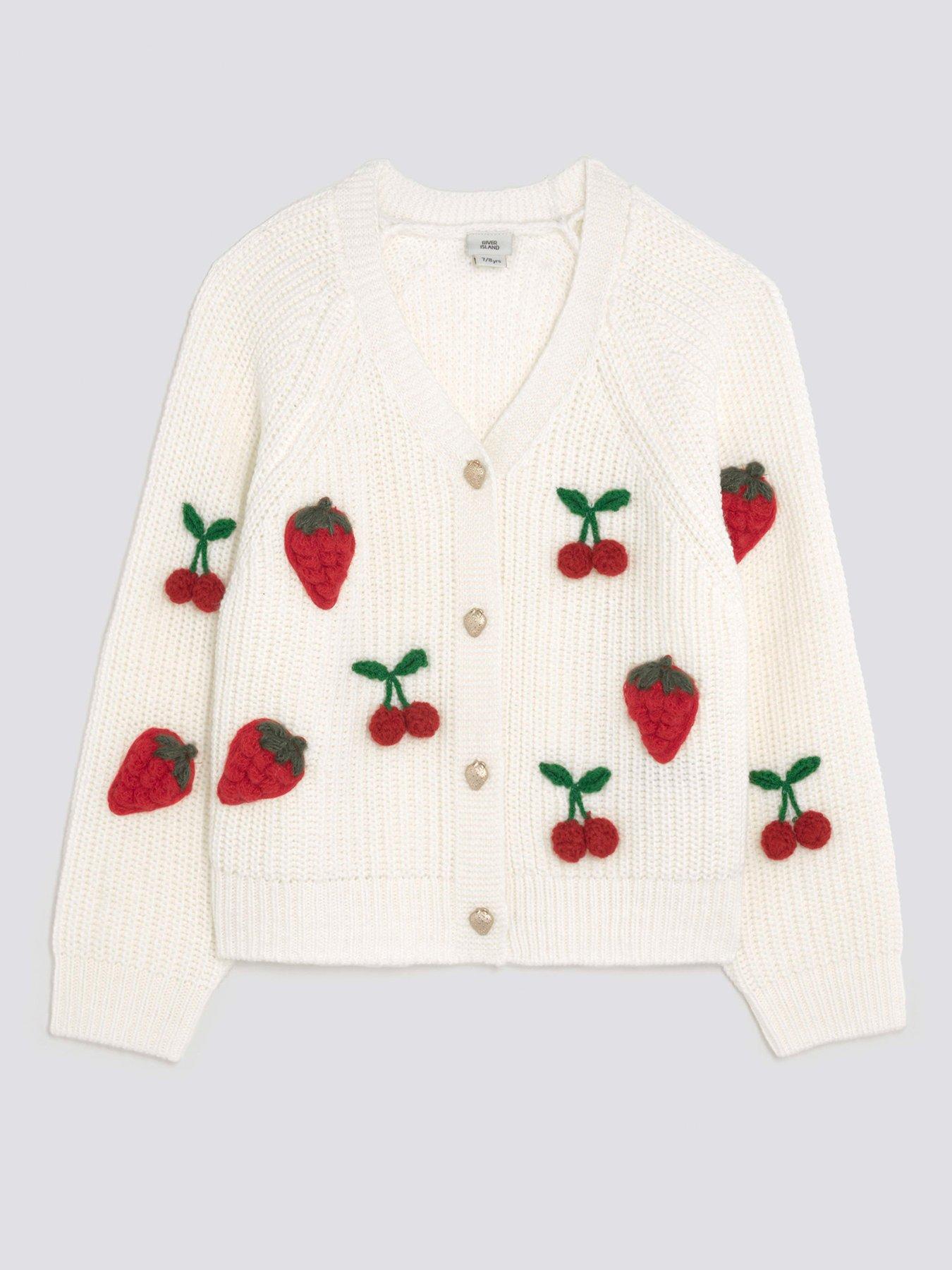 river-island-older-girls-knitted-3d-fruit-cardigan-cream