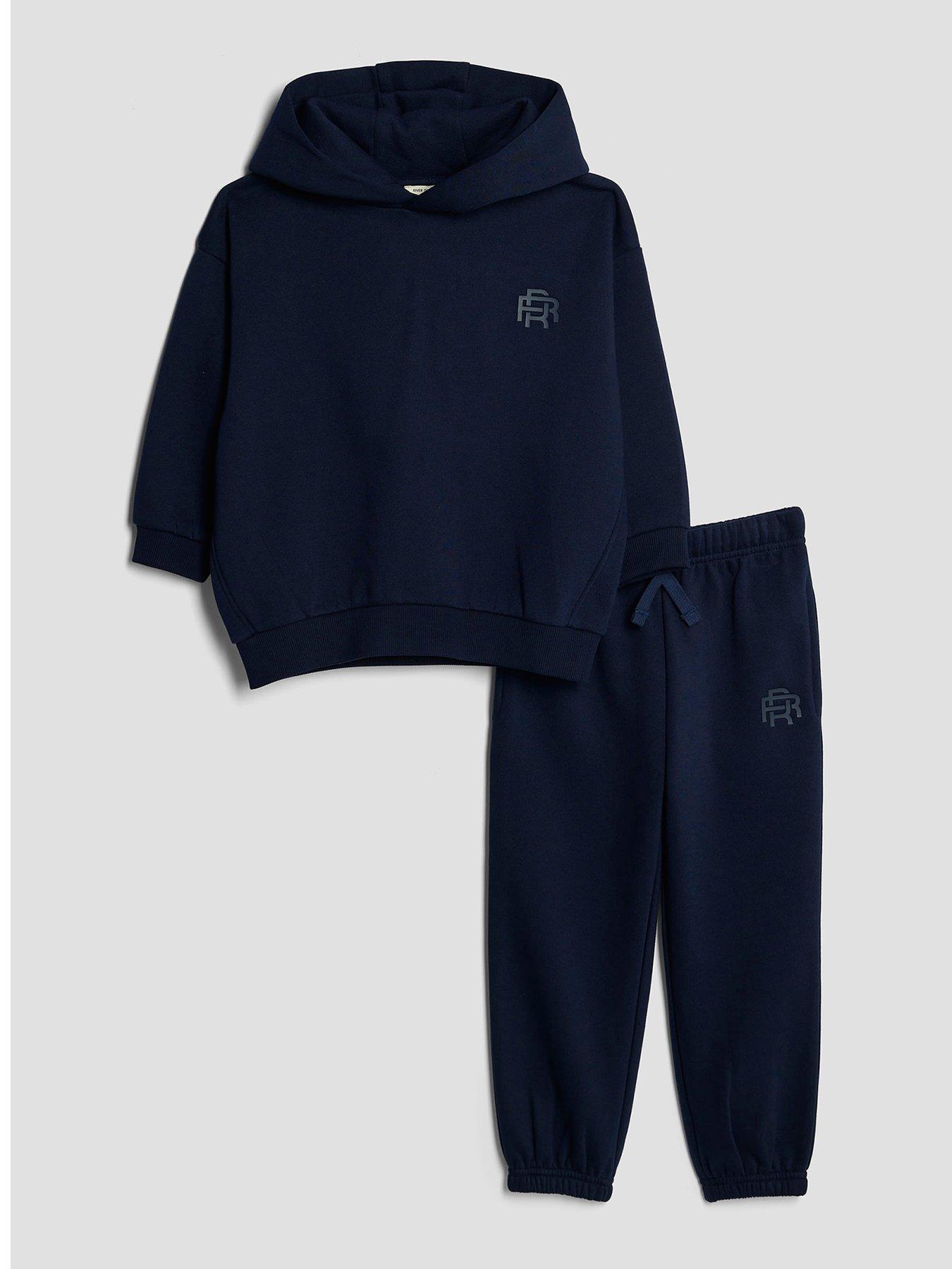 River Island Mini Boys Hoodie Set - Navy
