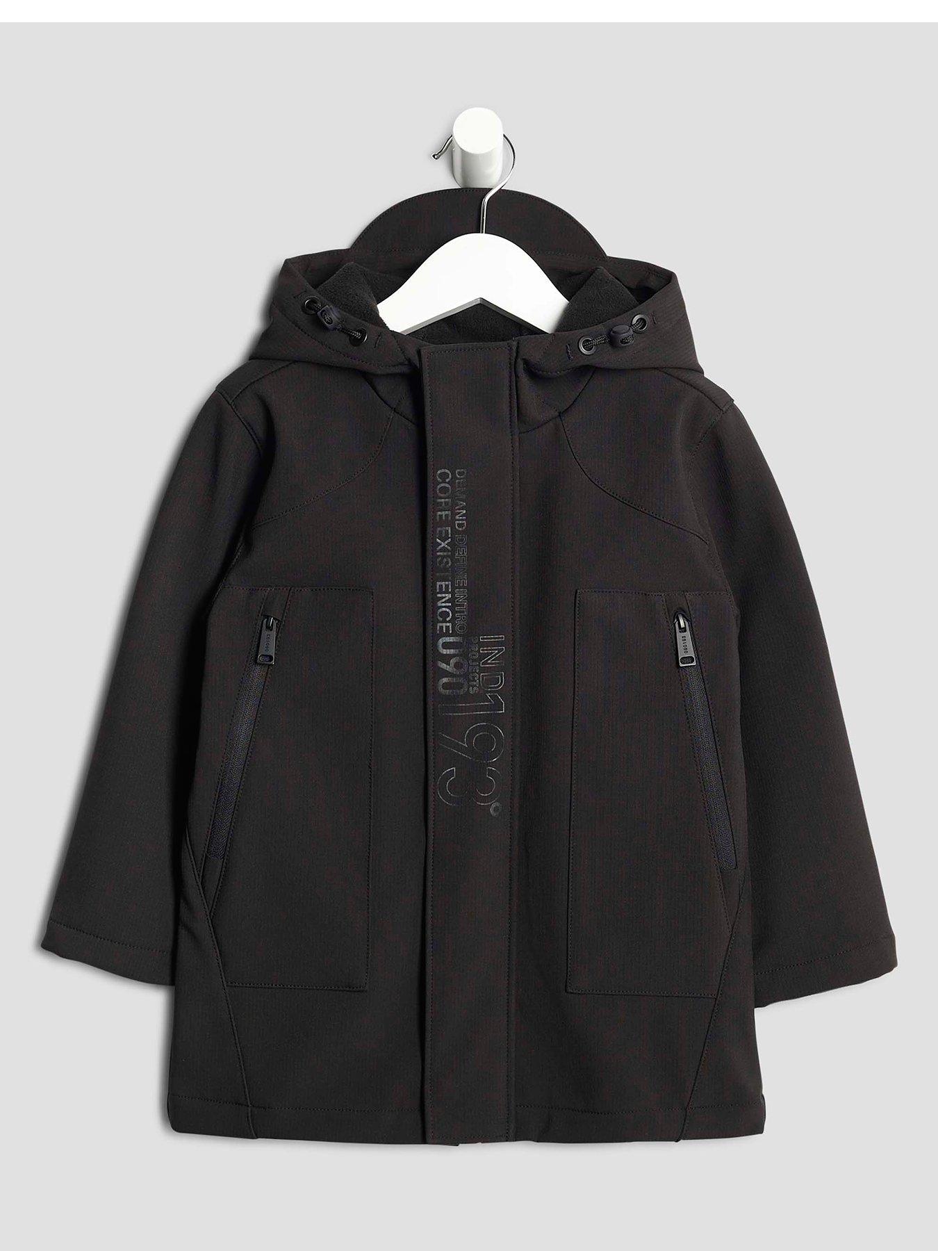 river-island-mini-boys-printed-soft-shell-jacket-blackfront