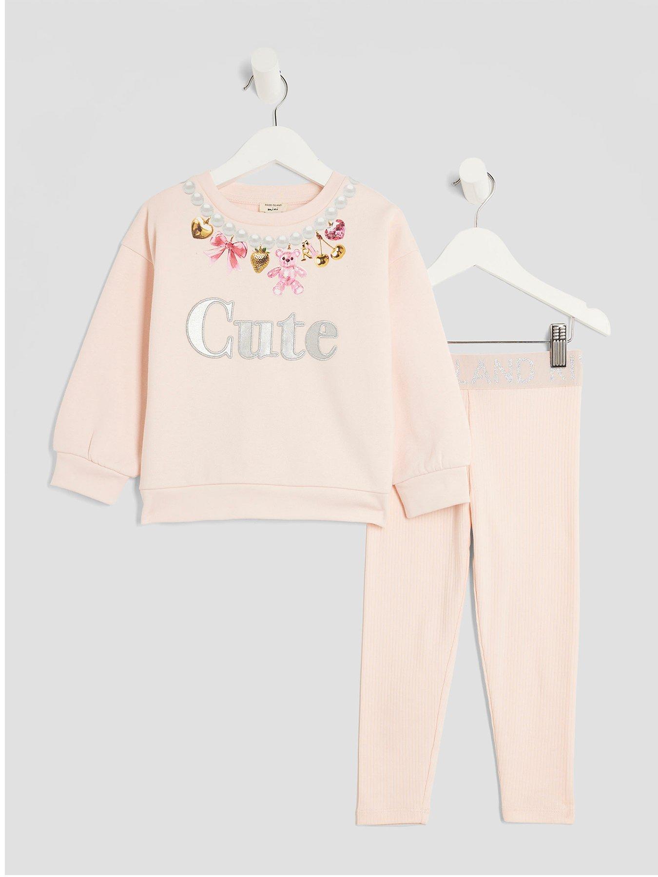 river-island-mini-girls-cute-necklace-sweatshirt-set-pink