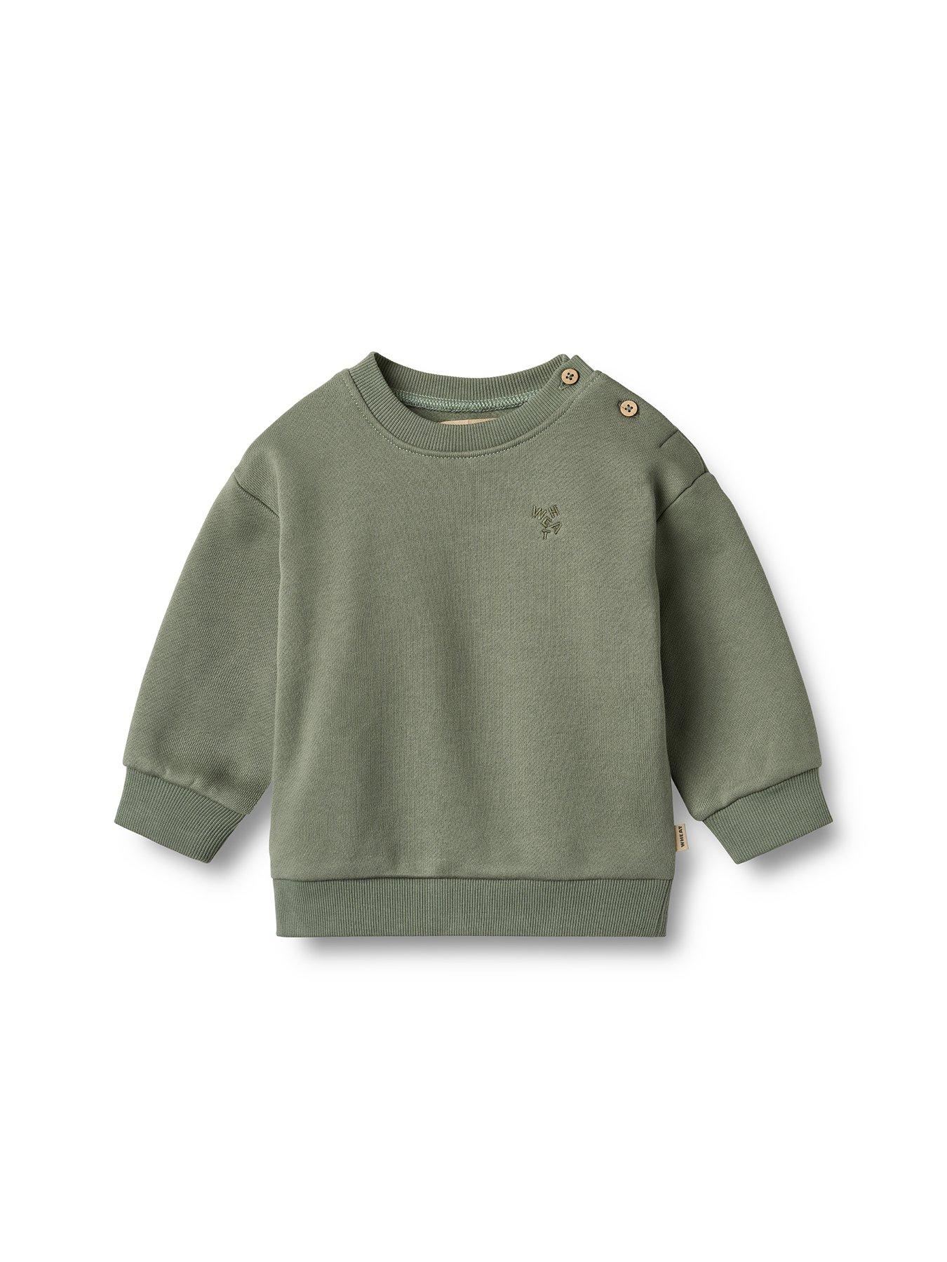 wheat-baby-boys-willi-sweatshirt-khakifront