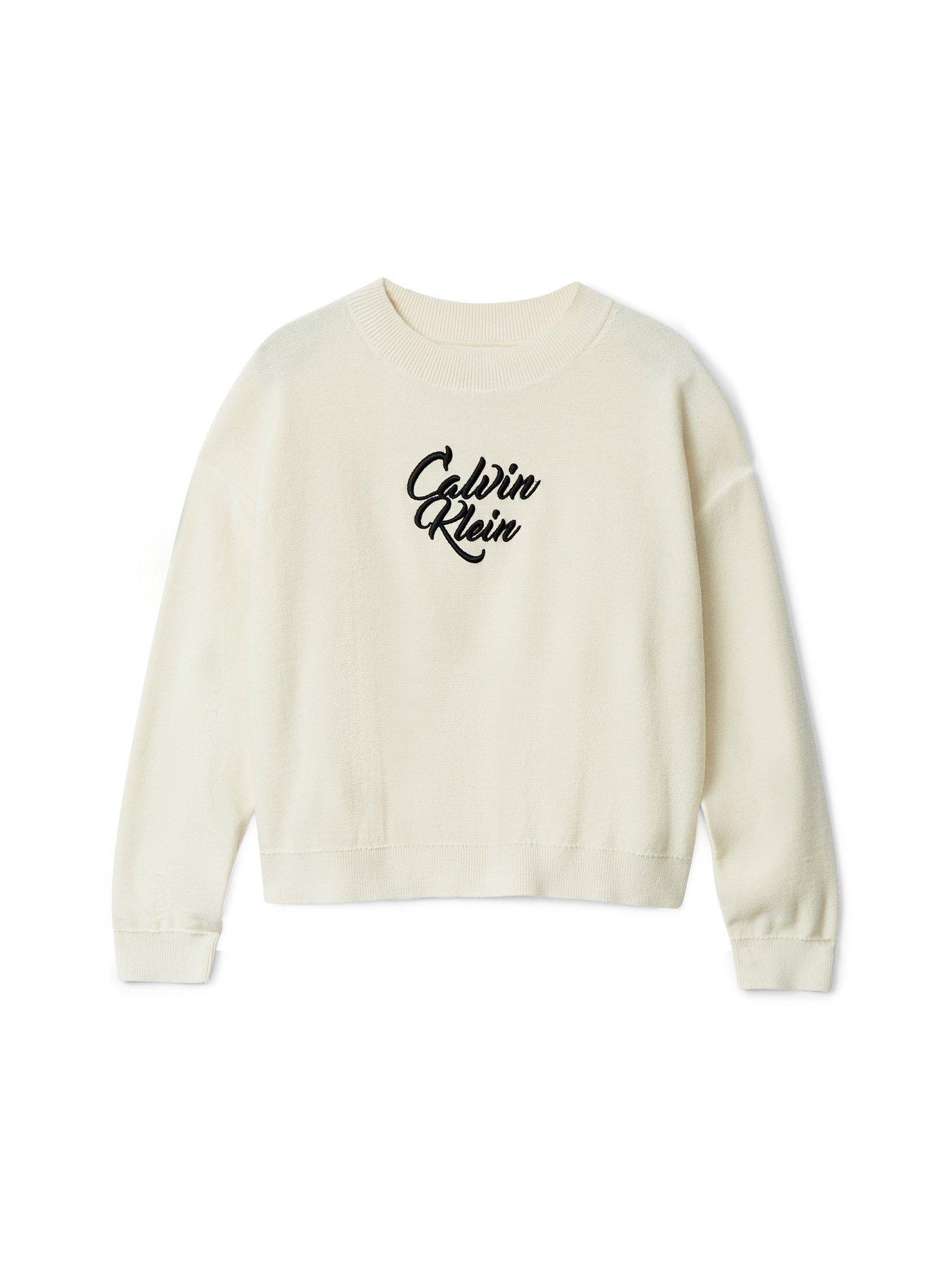 calvin-klein-jeans-girls-script-logo-graphic-crewneck-jumper-whitecap-graydetail
