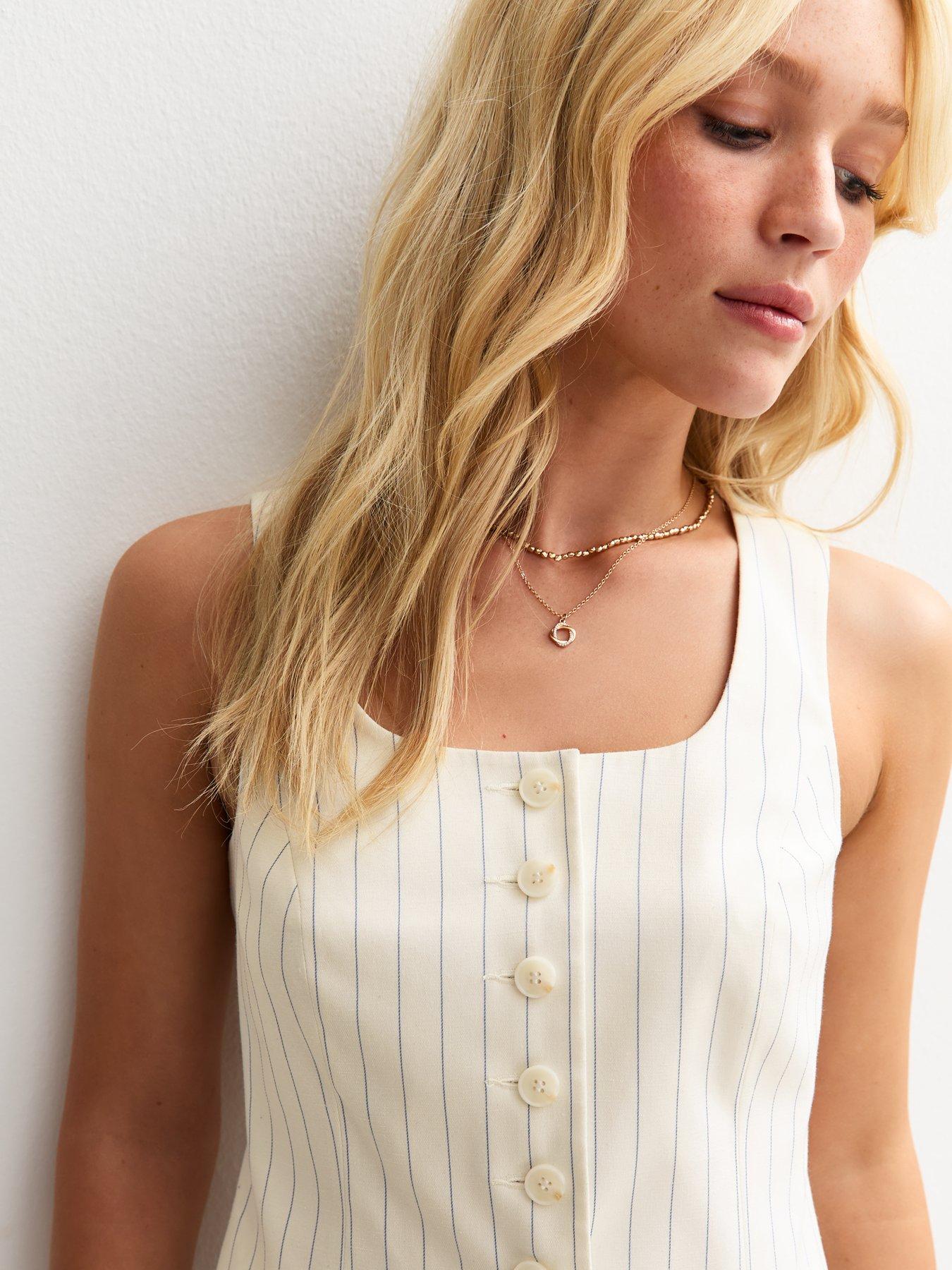 new-look-cream-striped-square-neck-waistcoatoutfit
