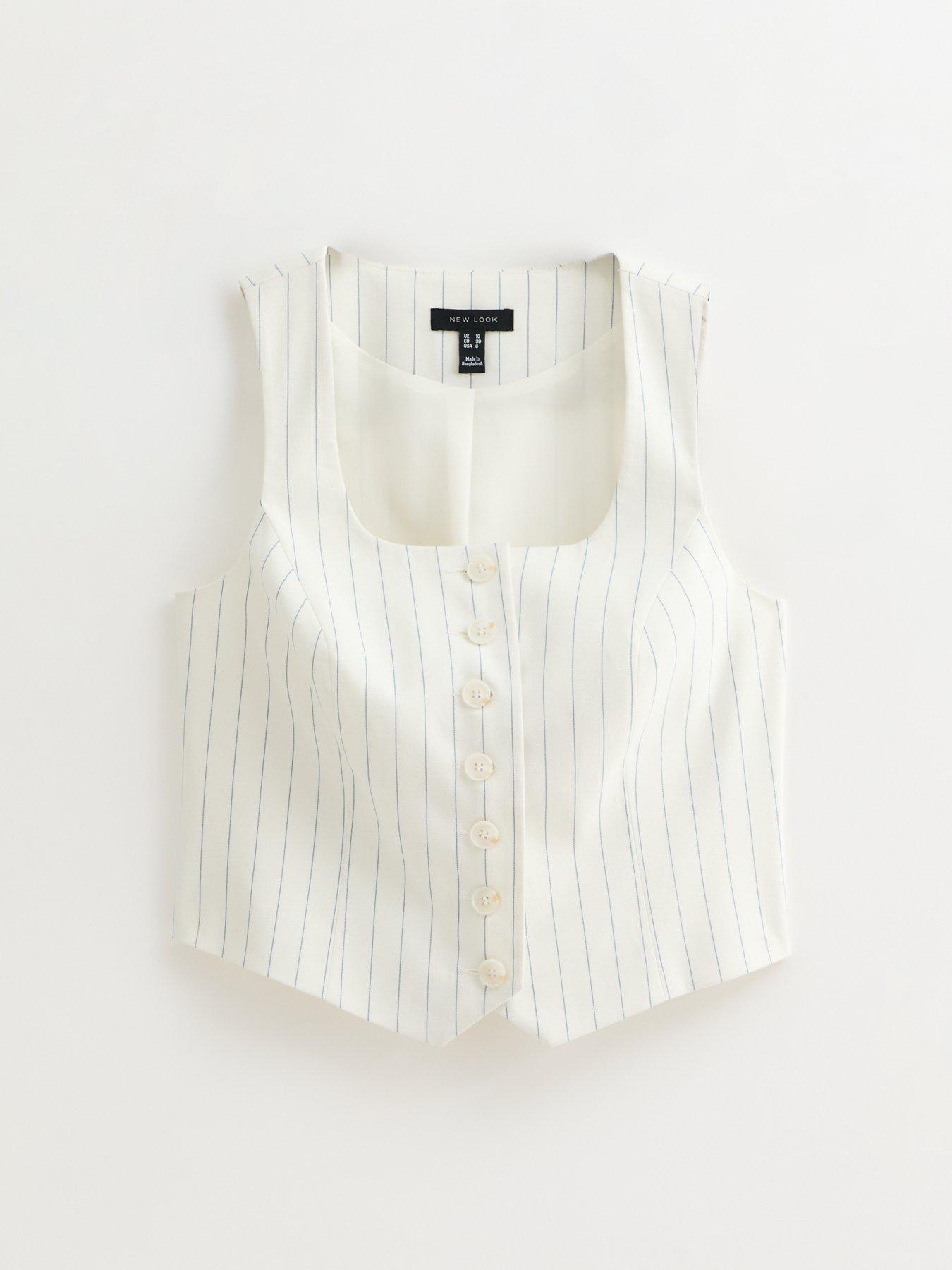 new-look-cream-striped-square-neck-waistcoatdetail