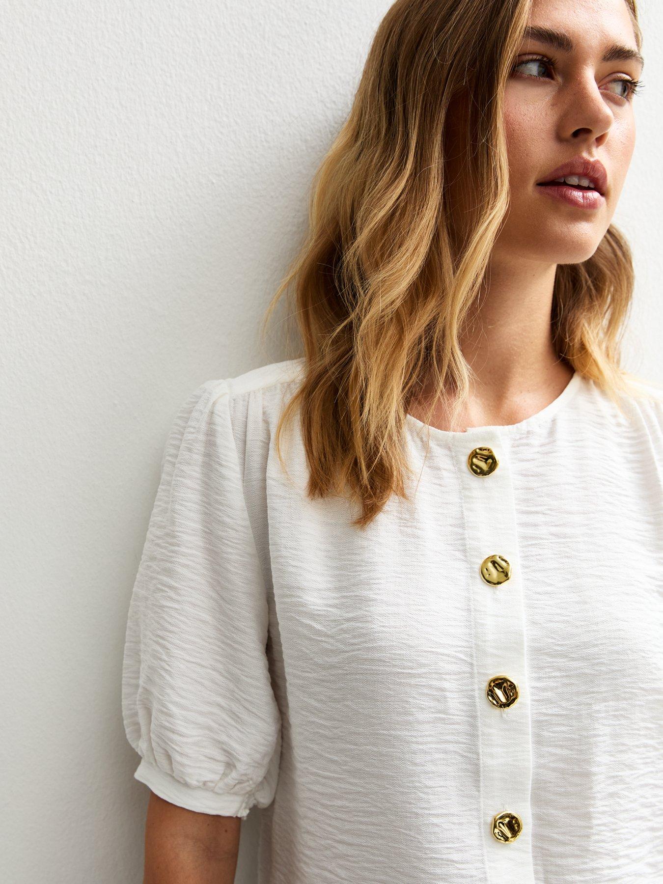 new-look-white-crew-neck-button-through-topoutfit