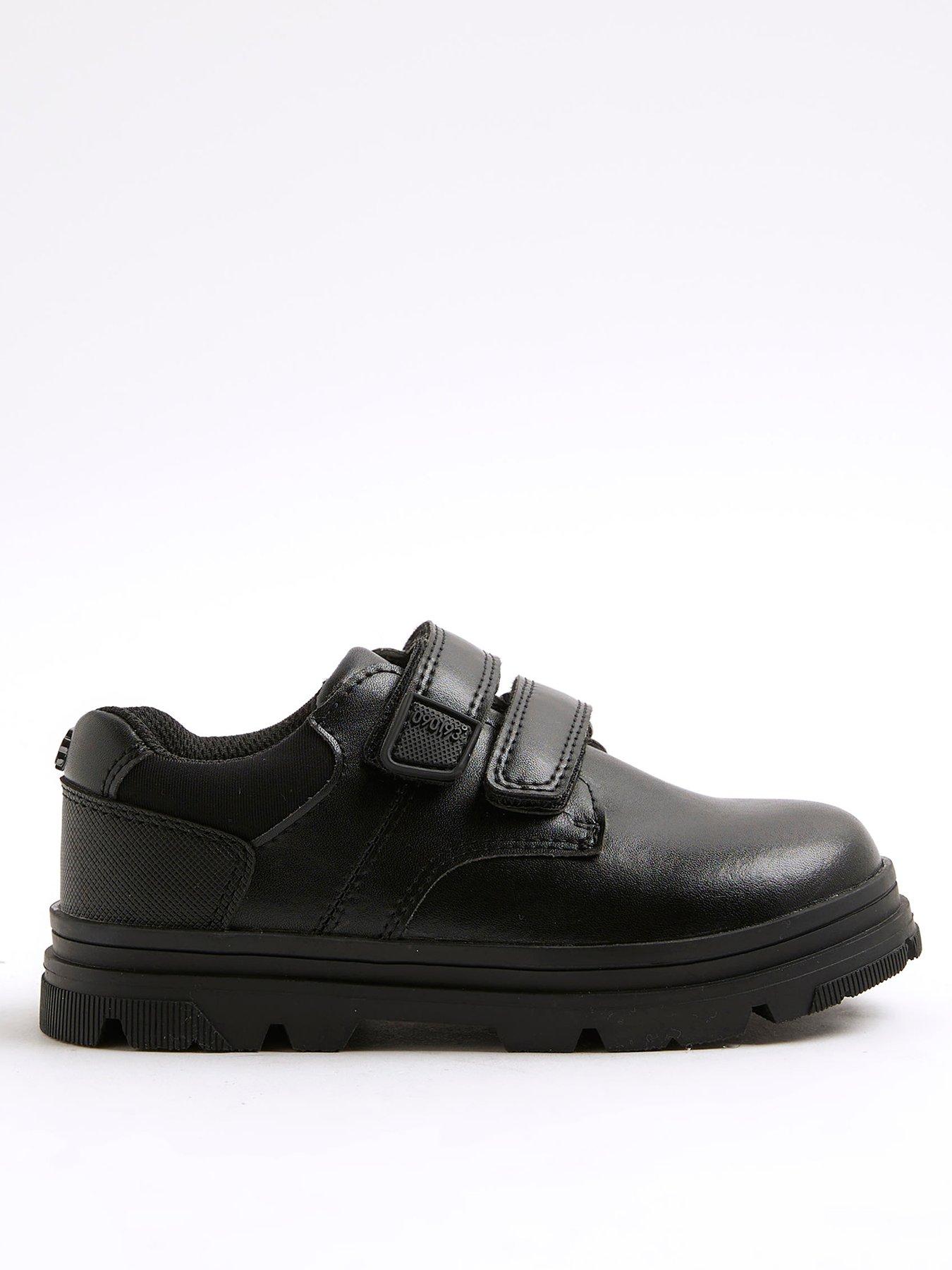 River Island Older Boys Velcro Strap Shoes - Black