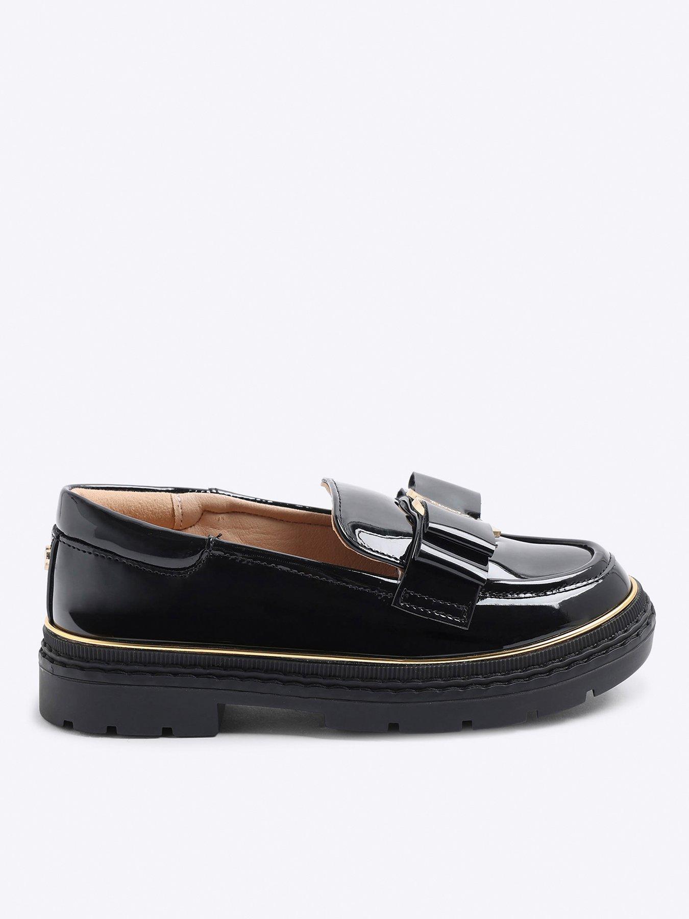 river-island-older-girls-bow-loafers-black