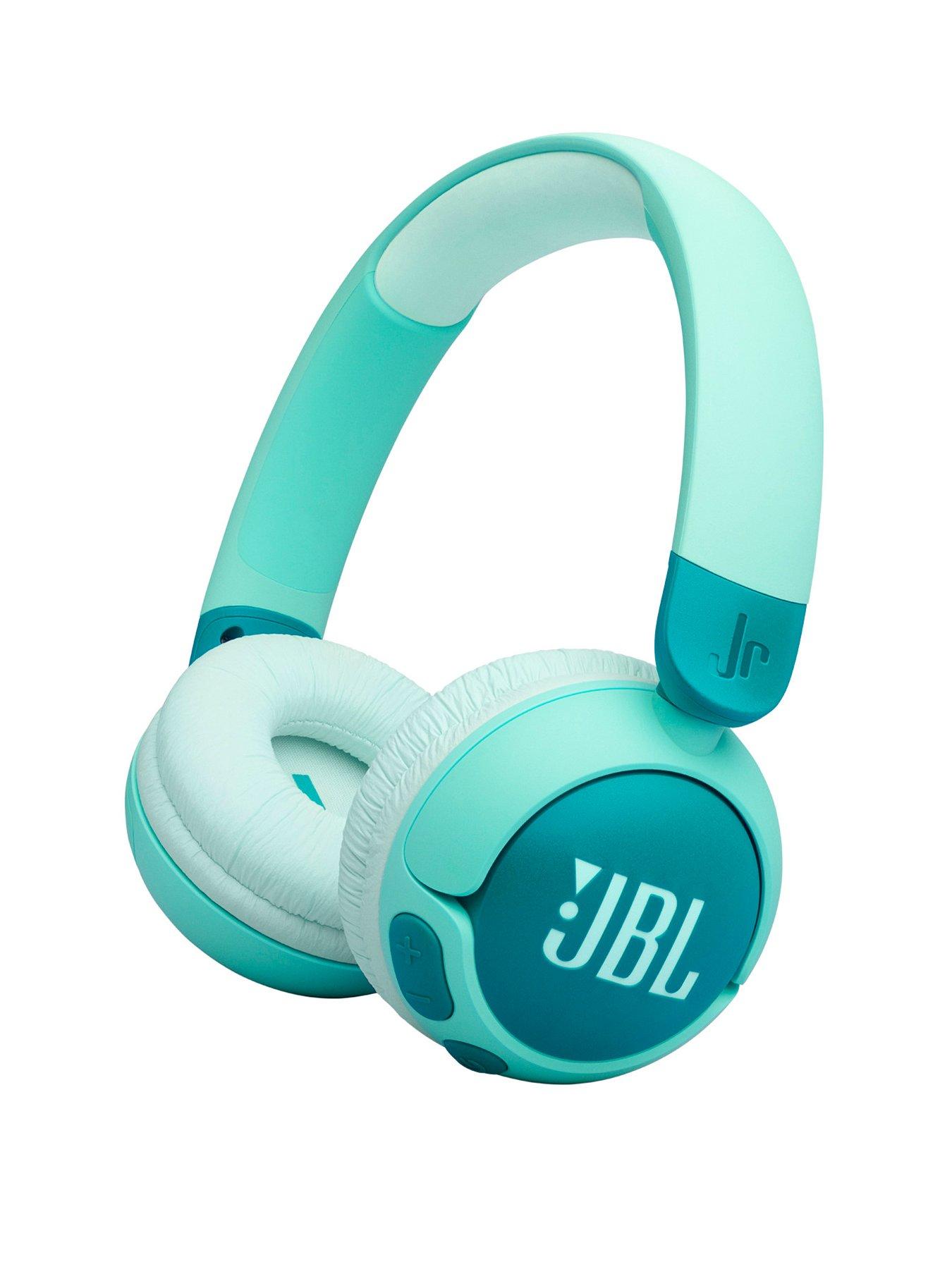 undefined JBL Junior 320BT, Kids wireless on-ear headphones, reduced volume for safe listening, Blue