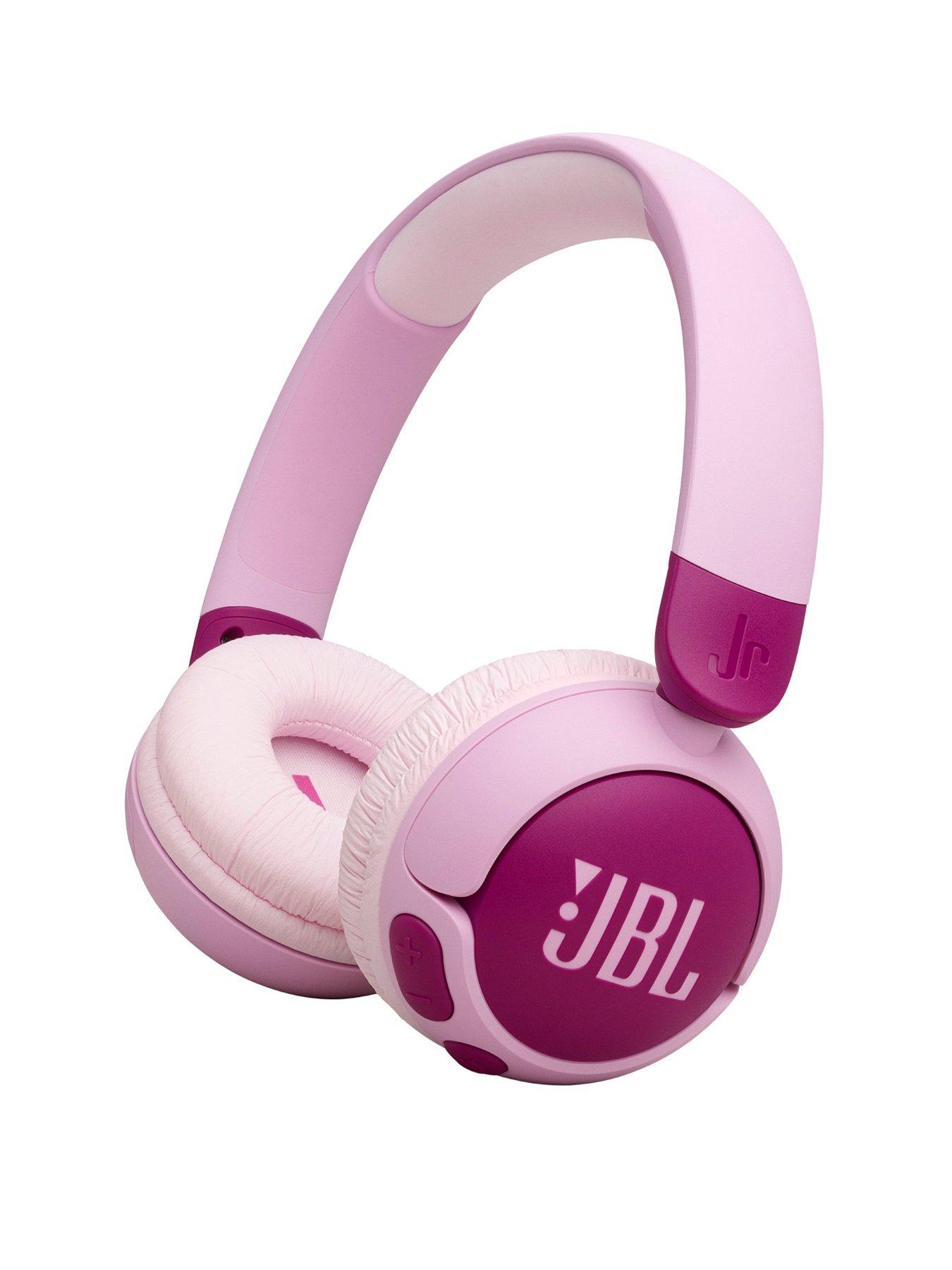 undefined JBL Junior 320BT, Kids wireless on-ear headphones, reduced volume for safe listening, Blue