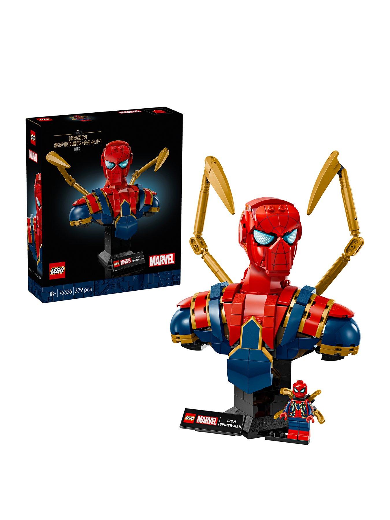 LEGO Super Heroes Spider-Man Bust Collectible Adult Building Set 76326