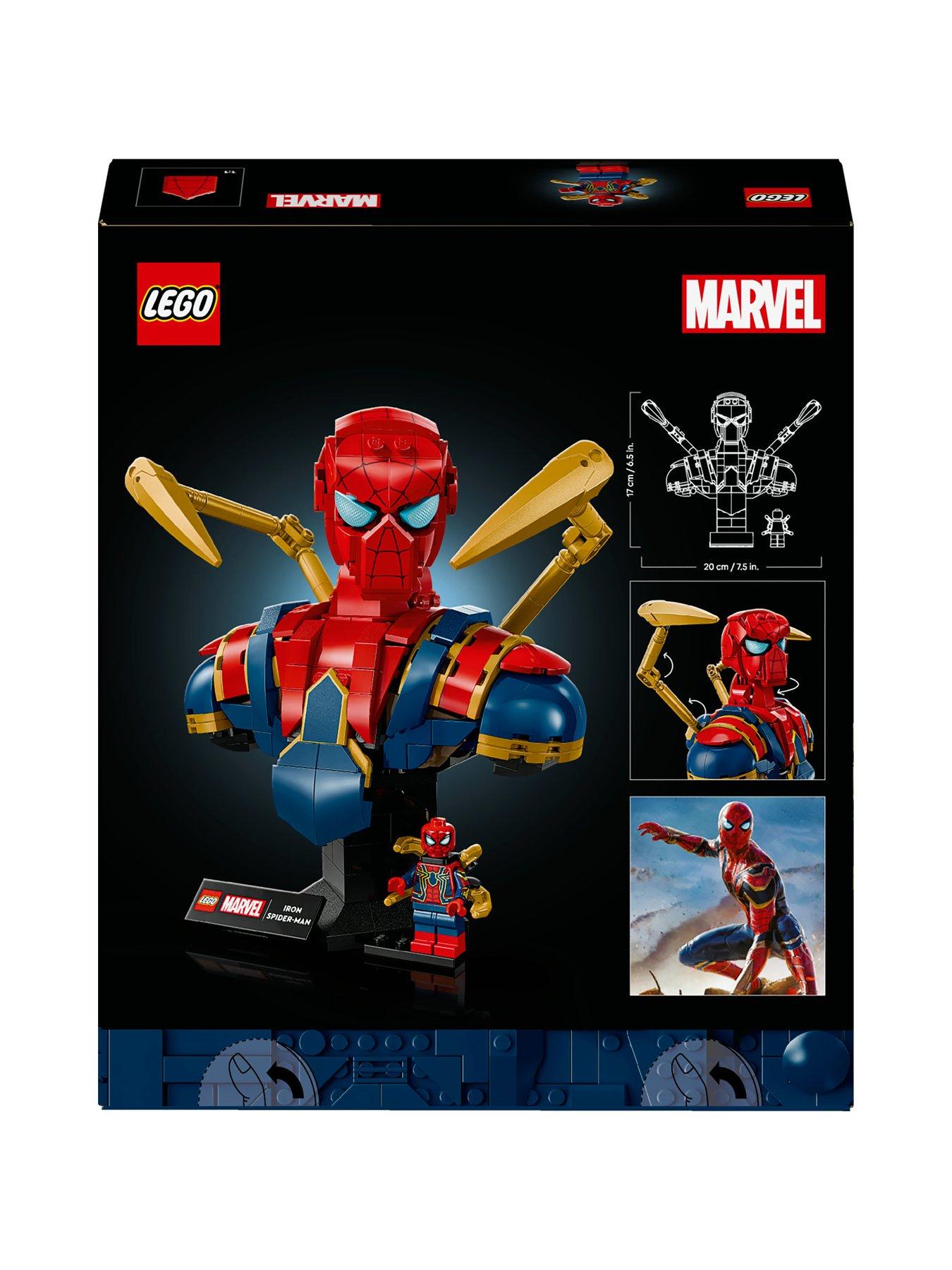 Image 6 of 7 of LEGO Super Heroes Spider-Man Bust Collectible Adult Building Set 76326