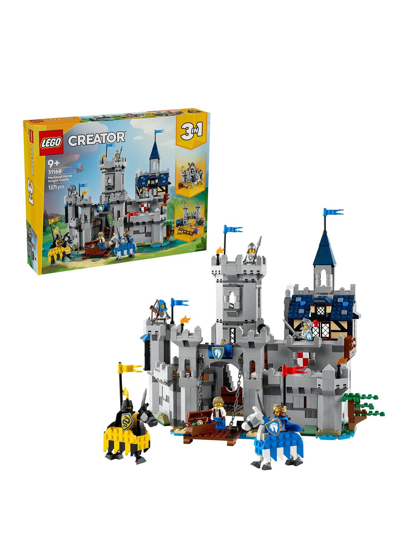 LEGO Creator 3in1 Medieval Horse Knight Castle 31168