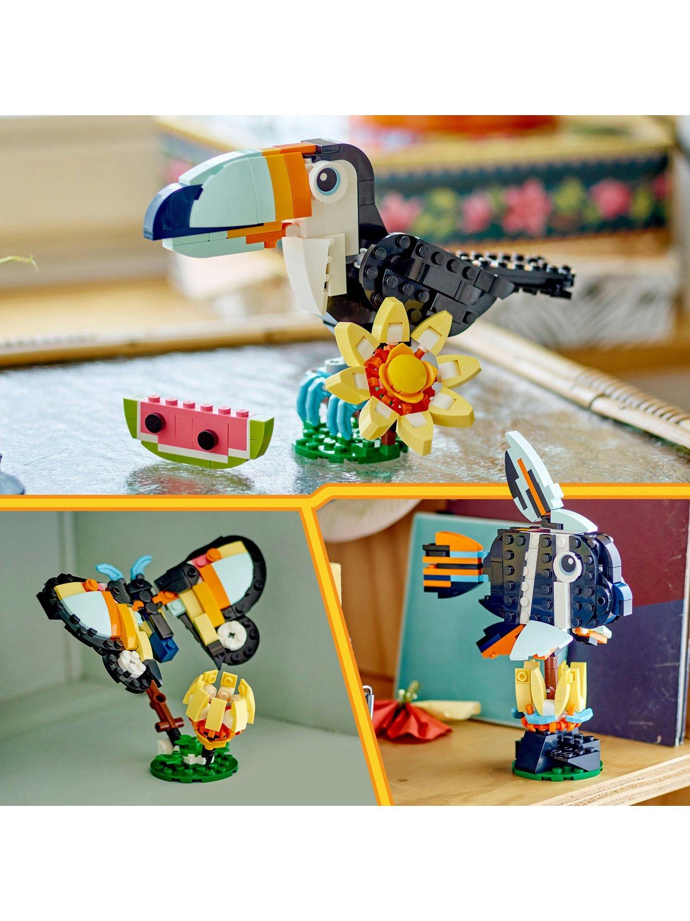 lego-creator-3in1-wild-animals-tropical-toucan-31173detail