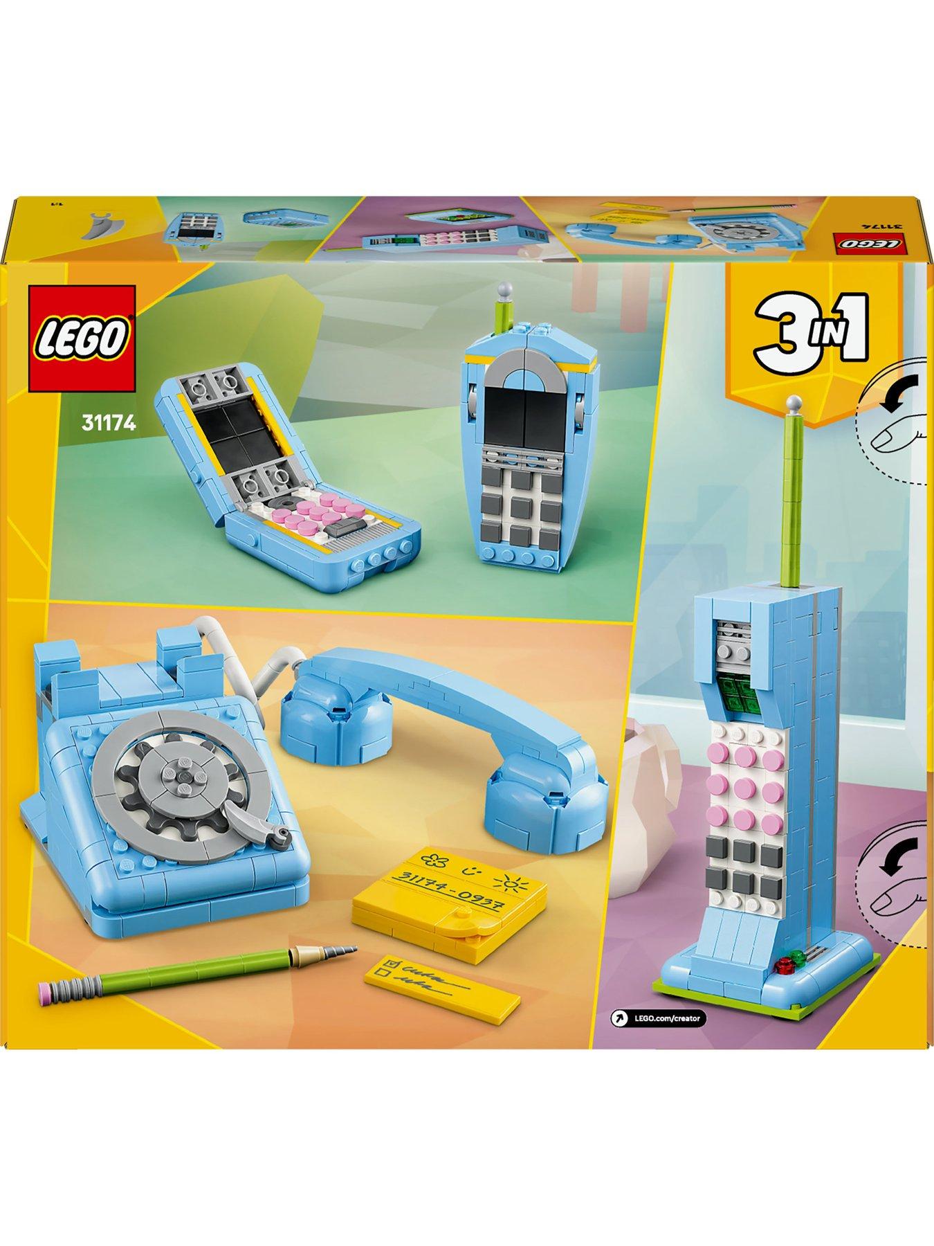 Image 7 of 8 of LEGO Creator 3in1 Retro Telephone Building Toy 31174