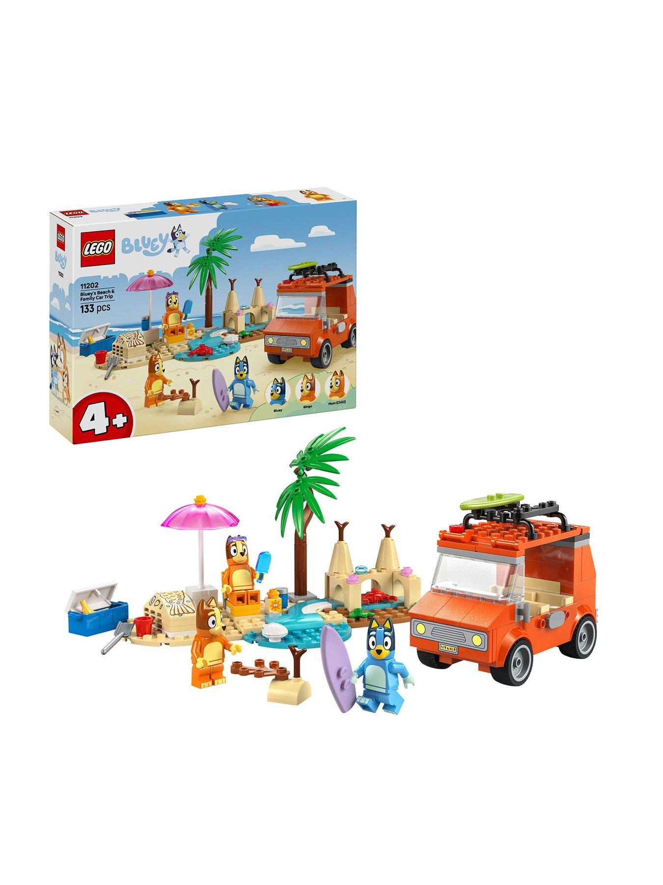 Image 1 of 8 of LEGO Bluey&rsquo;s Beach &amp; Family Car Trip 11202