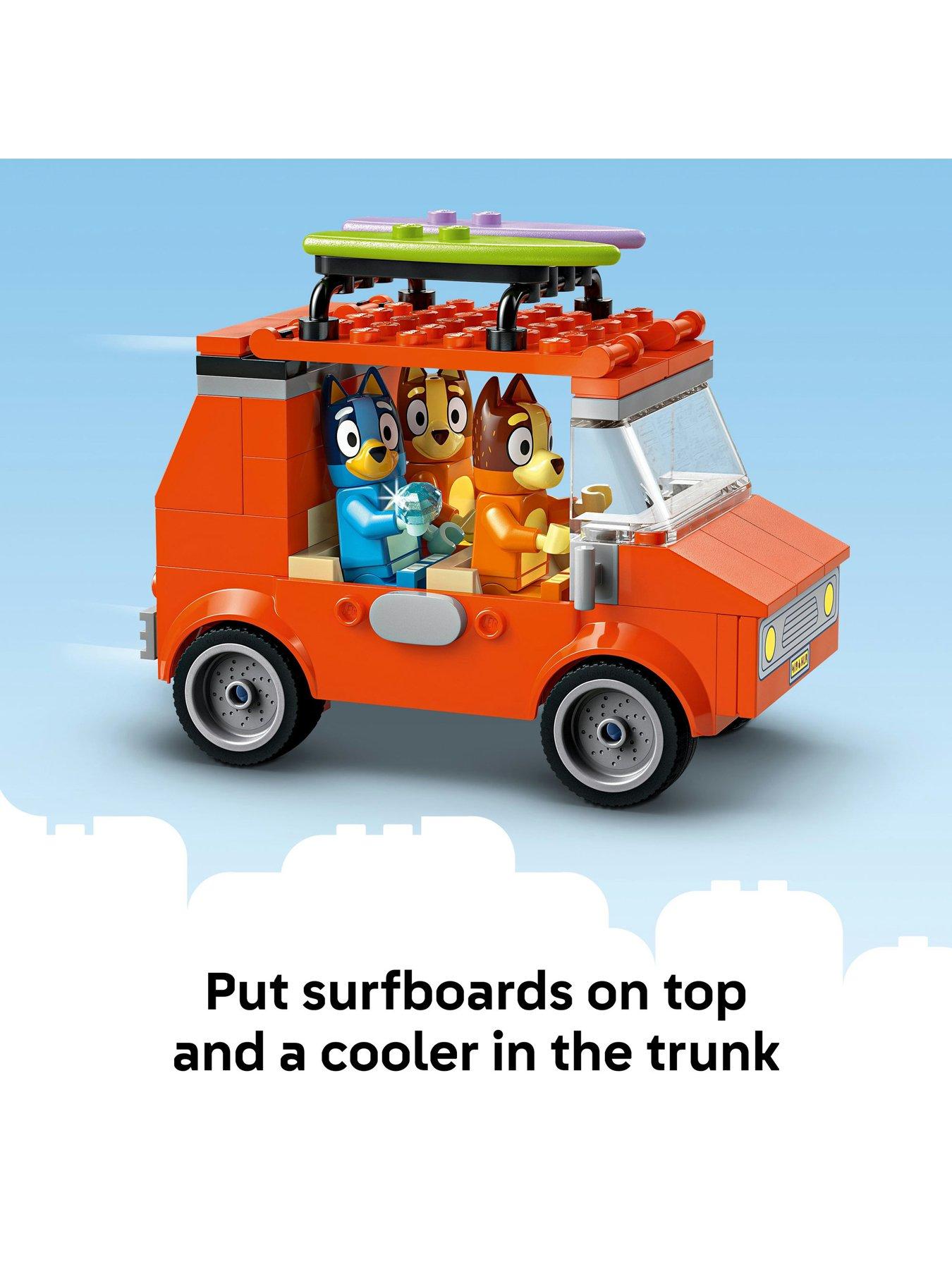 Image 5 of 8 of LEGO Bluey&rsquo;s Beach &amp; Family Car Trip 11202