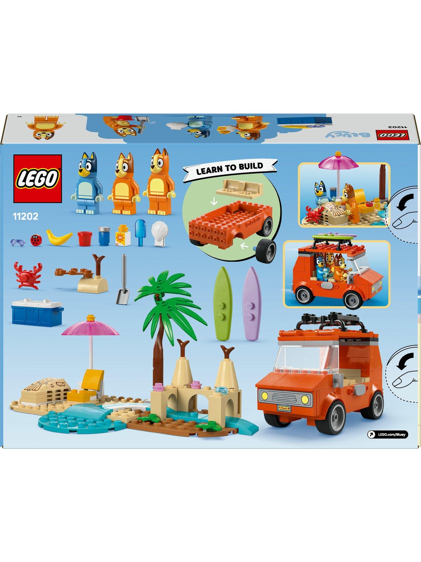 Image 7 of 8 of LEGO Bluey&rsquo;s Beach &amp; Family Car Trip 11202