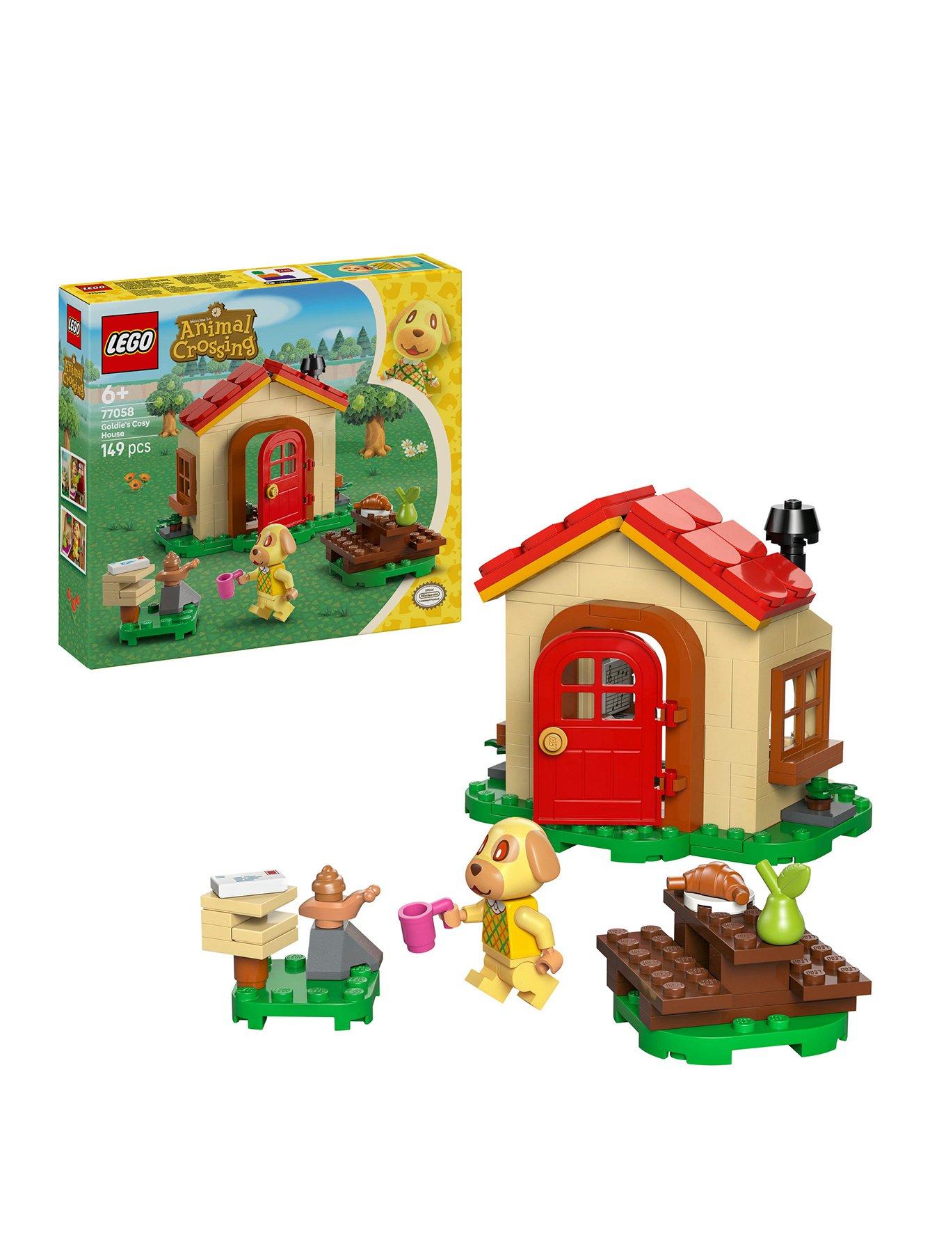 LEGO Animal Crossing Goldie’s Cosy House Building Playset 77058